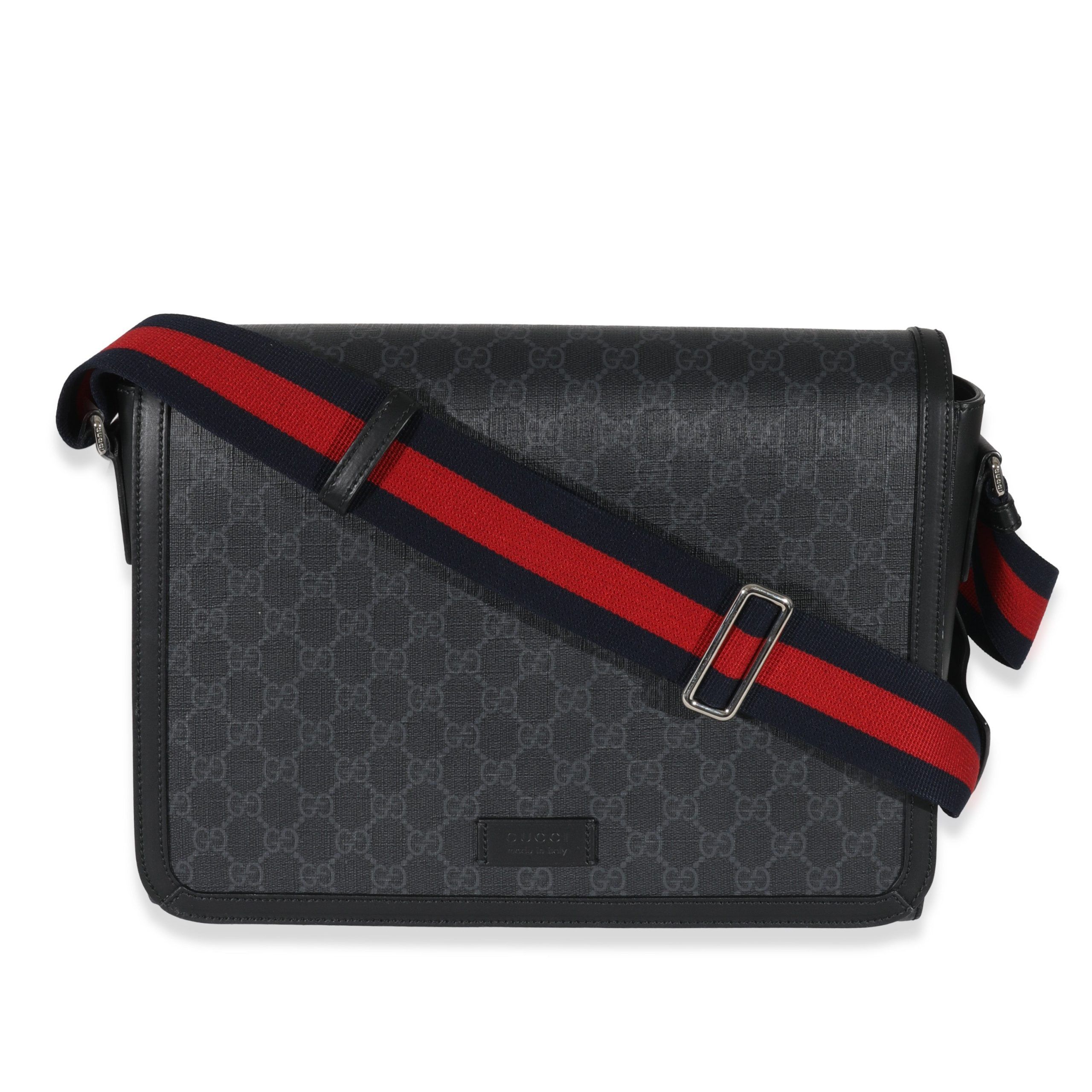 Gucci fashion supreme canvas messenger bag