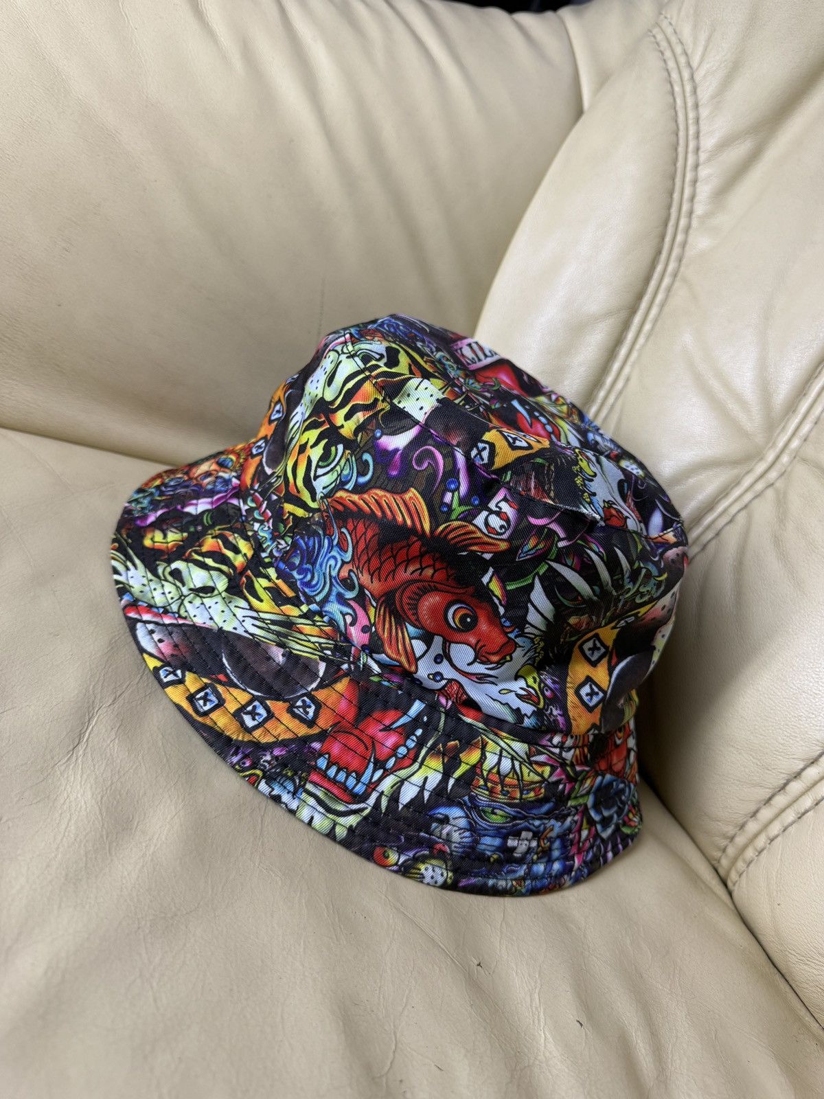 Other Reversible Bucket Hat Ed Hardy Style Size ONE SIZE - 1 Thumbnail
