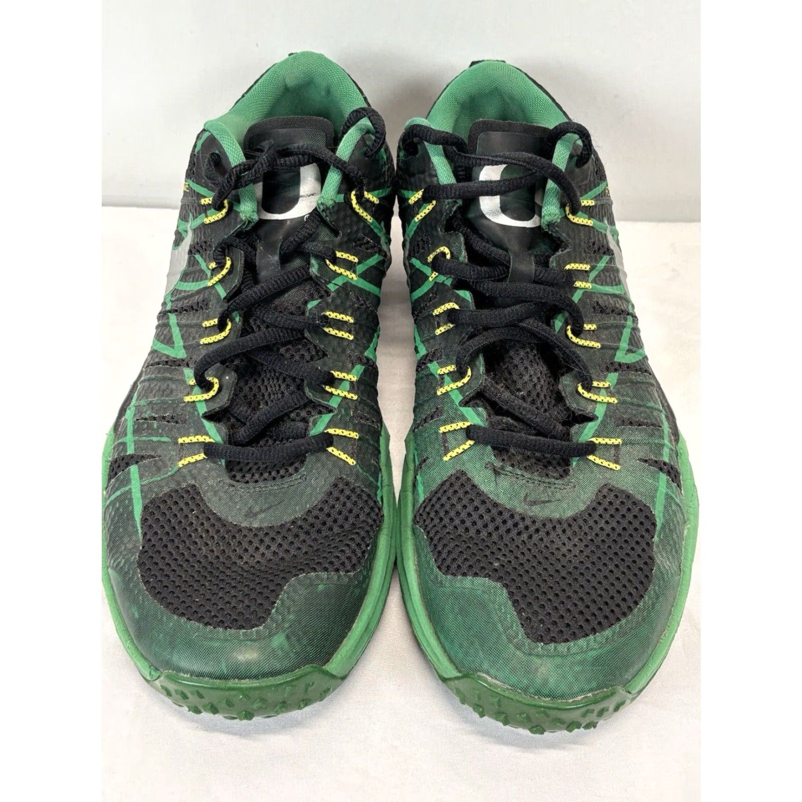 Nike Nike Lunar TR1 NGR Shoes Men 10 Oregon Ducks Green Black Lunarlon Sneakers 654283-037 Mens Athletic Duck 2014 Size US 10 / EU 43 - 3 Thumbnail