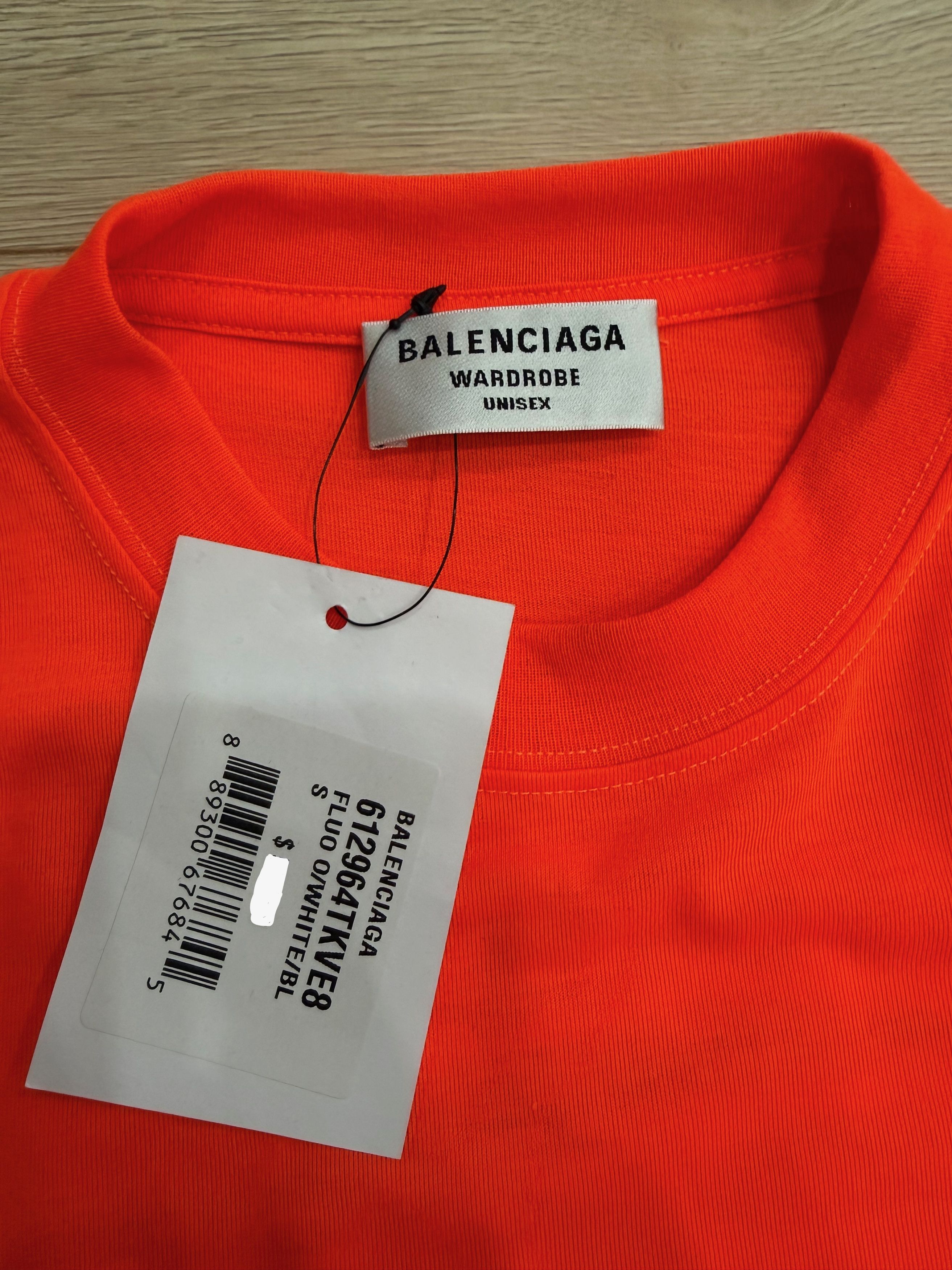 Balenciaga Wardrobe Unisex Political Campaign Logo Neon T-Shirt Small Size S / US 4 / IT 40 - 3 Thumbnail