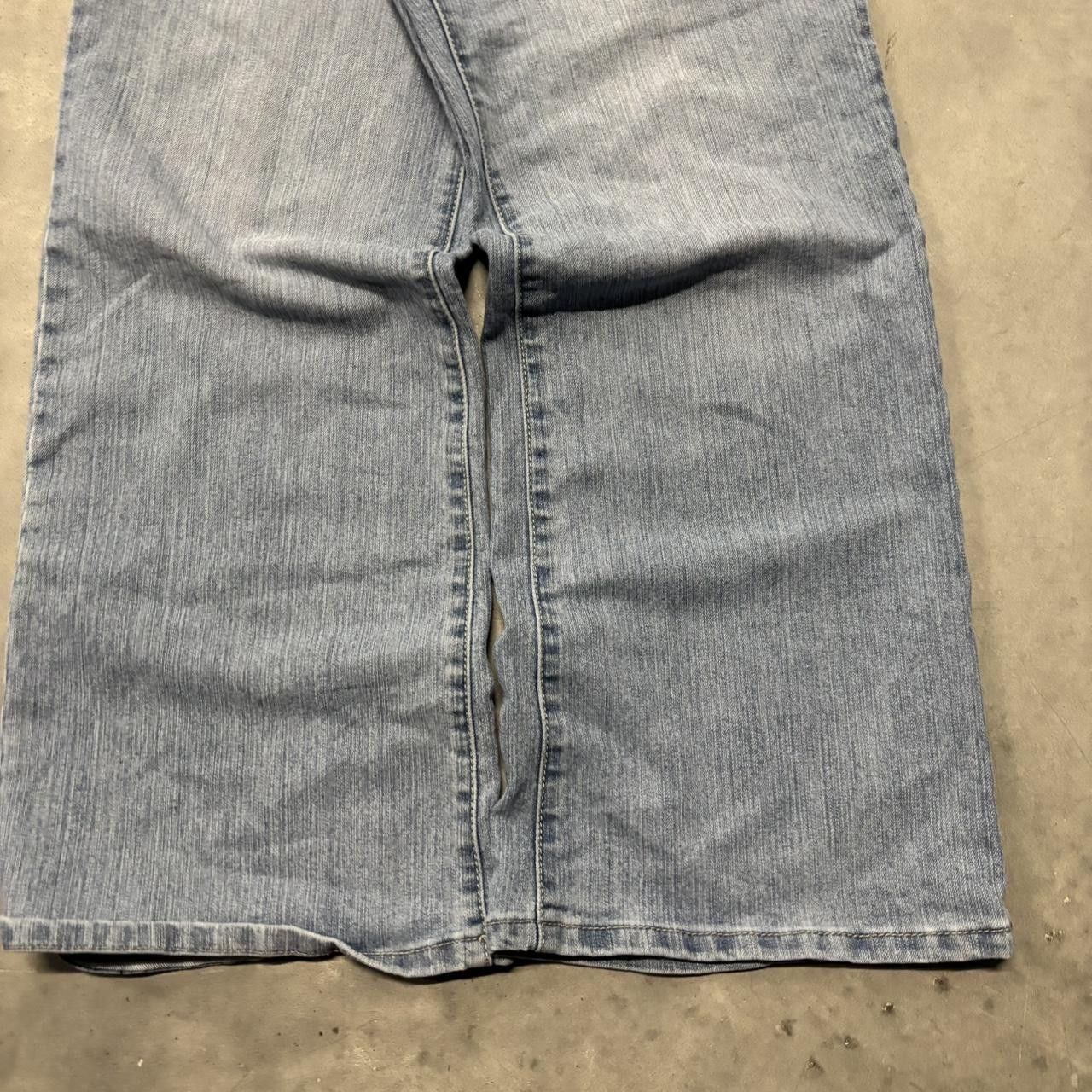 Japanese Brand × Vintage Crazy Vintage Y2K/2000s Light Wash Skater Streetwear Essential Denim Jeans! Size US 34 / EU 50 - 6 Thumbnail
