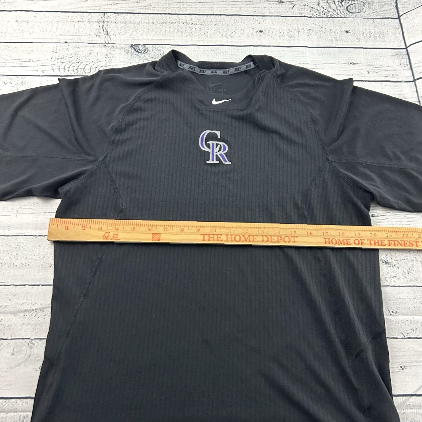 Nike Nike Performance Colorado Rockies Short Sleeve Athletic Shirt Mens XL Black Size US XL / EU 56 / 4 - 6 Thumbnail