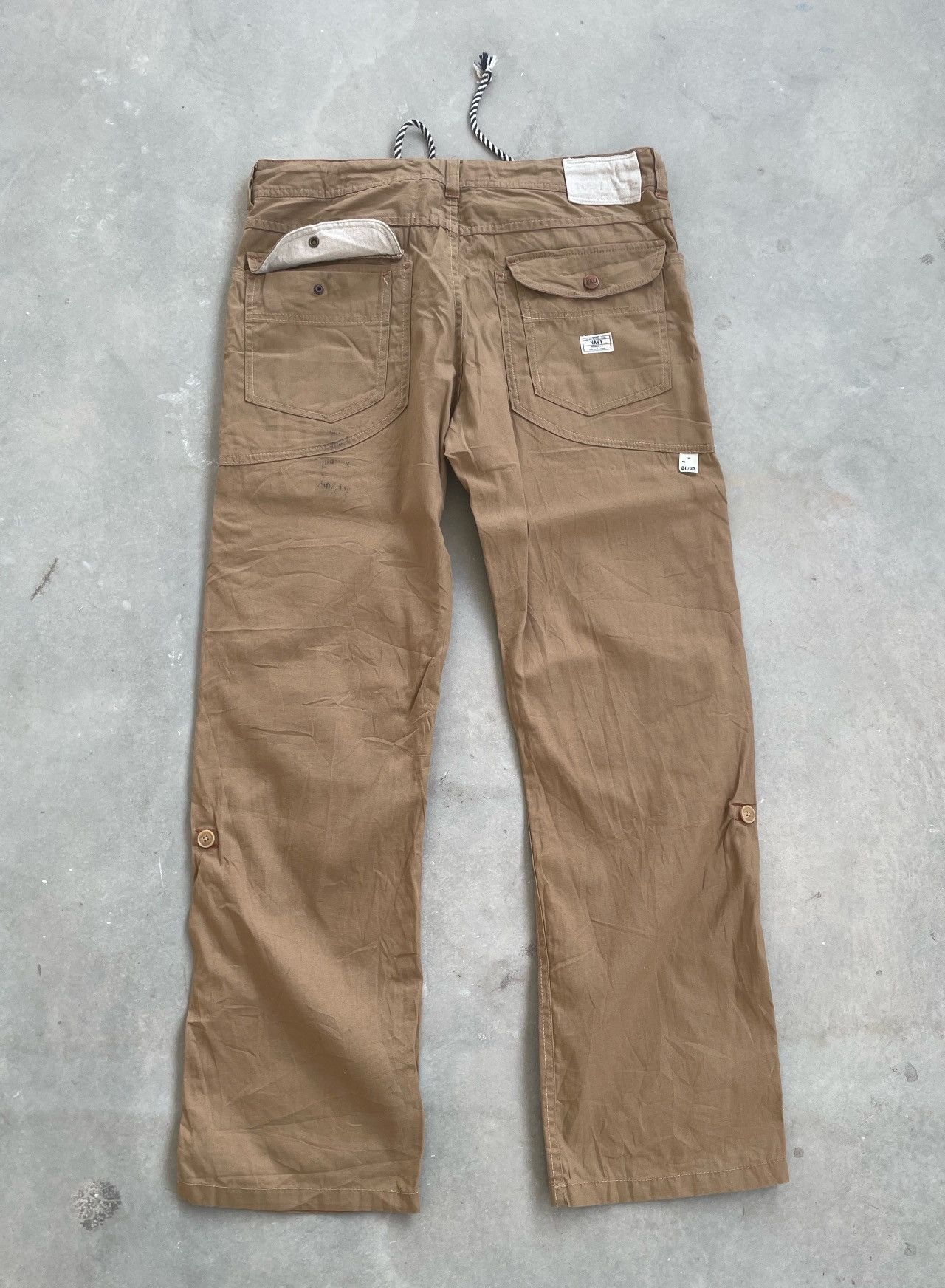Japanese Brand NAVY ORGABITS ARMY STYLE PANT Size US 37 - 8 Thumbnail