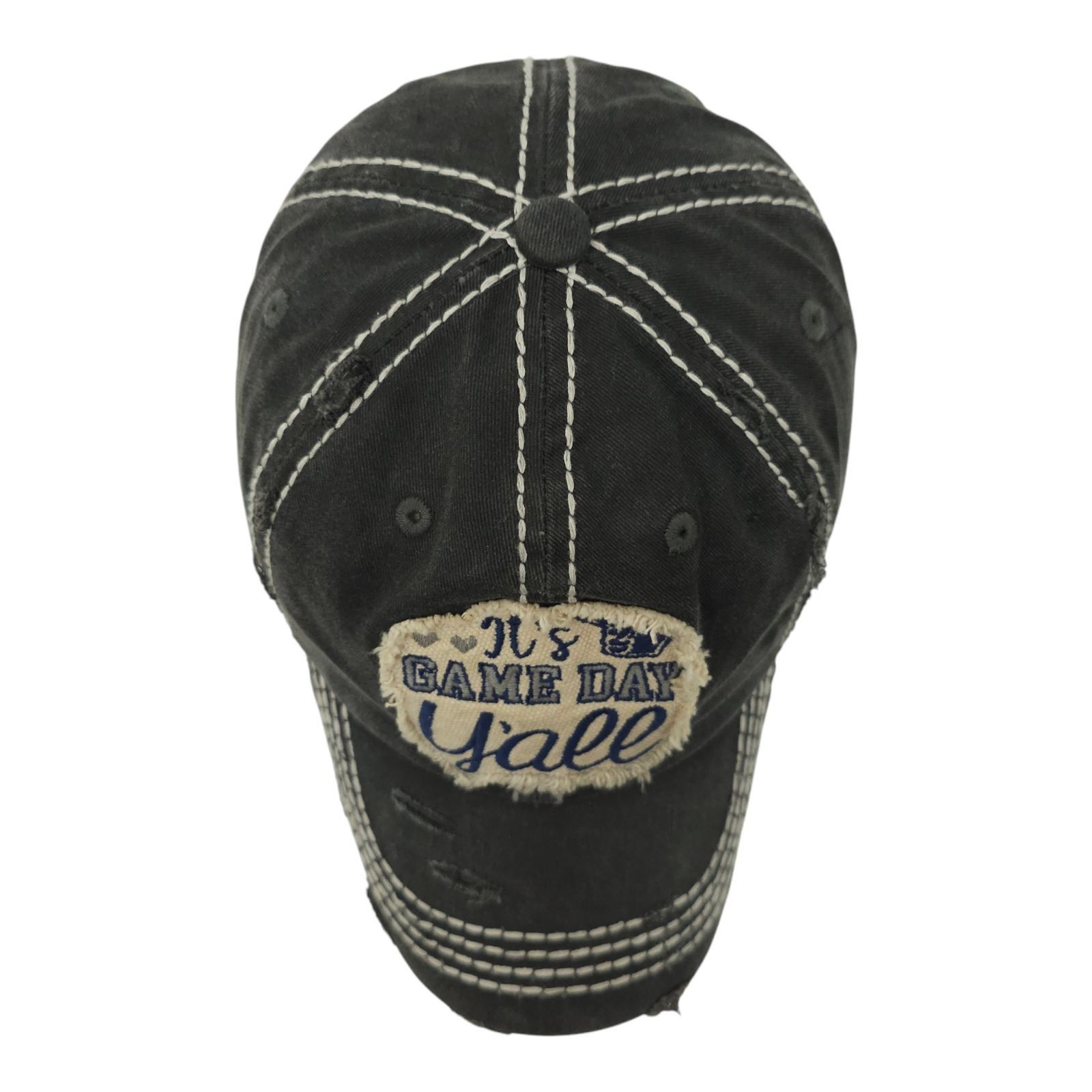 Other KBethos Its Game Day Yall Distressed Patch Strapback Cap Size ONE SIZE - 6 Thumbnail