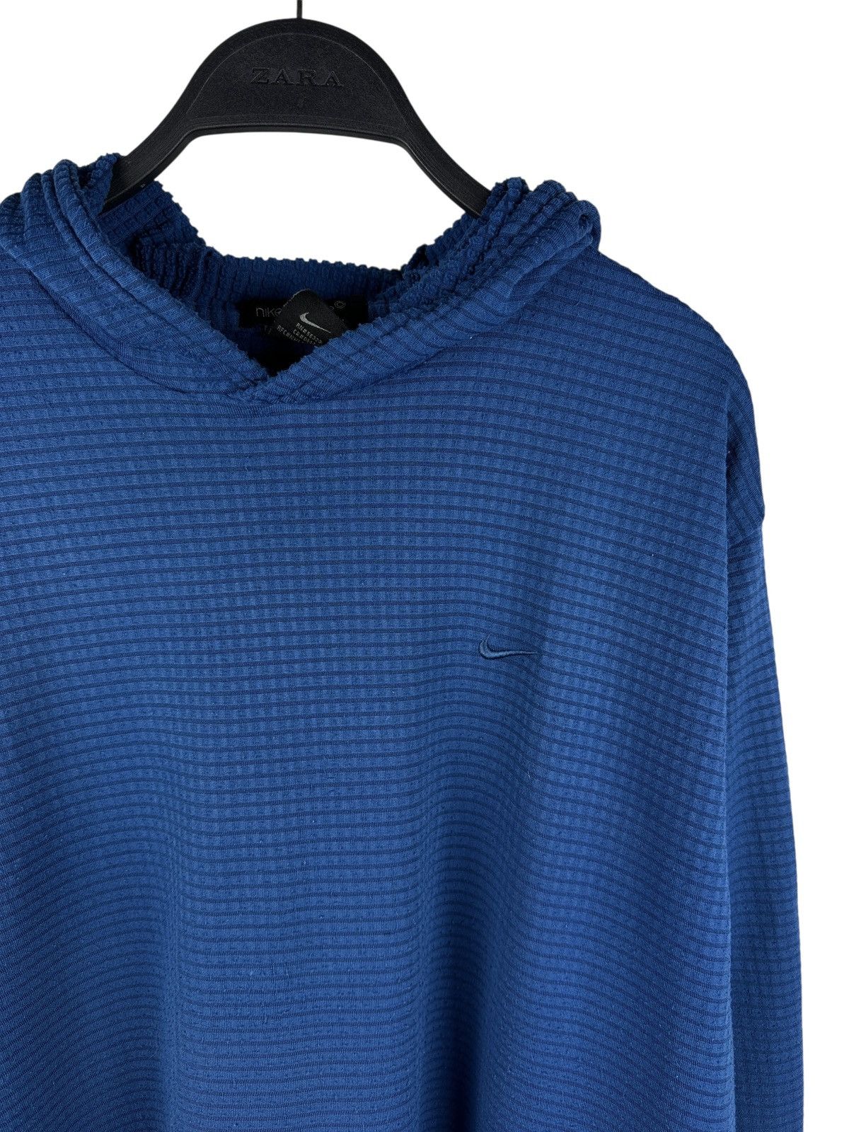 Nike Vintage Y2K Nike Sphere Waffle Fleece Thermal Hooded Sweat Size US XL / EU 56 / 4 - 3 Thumbnail