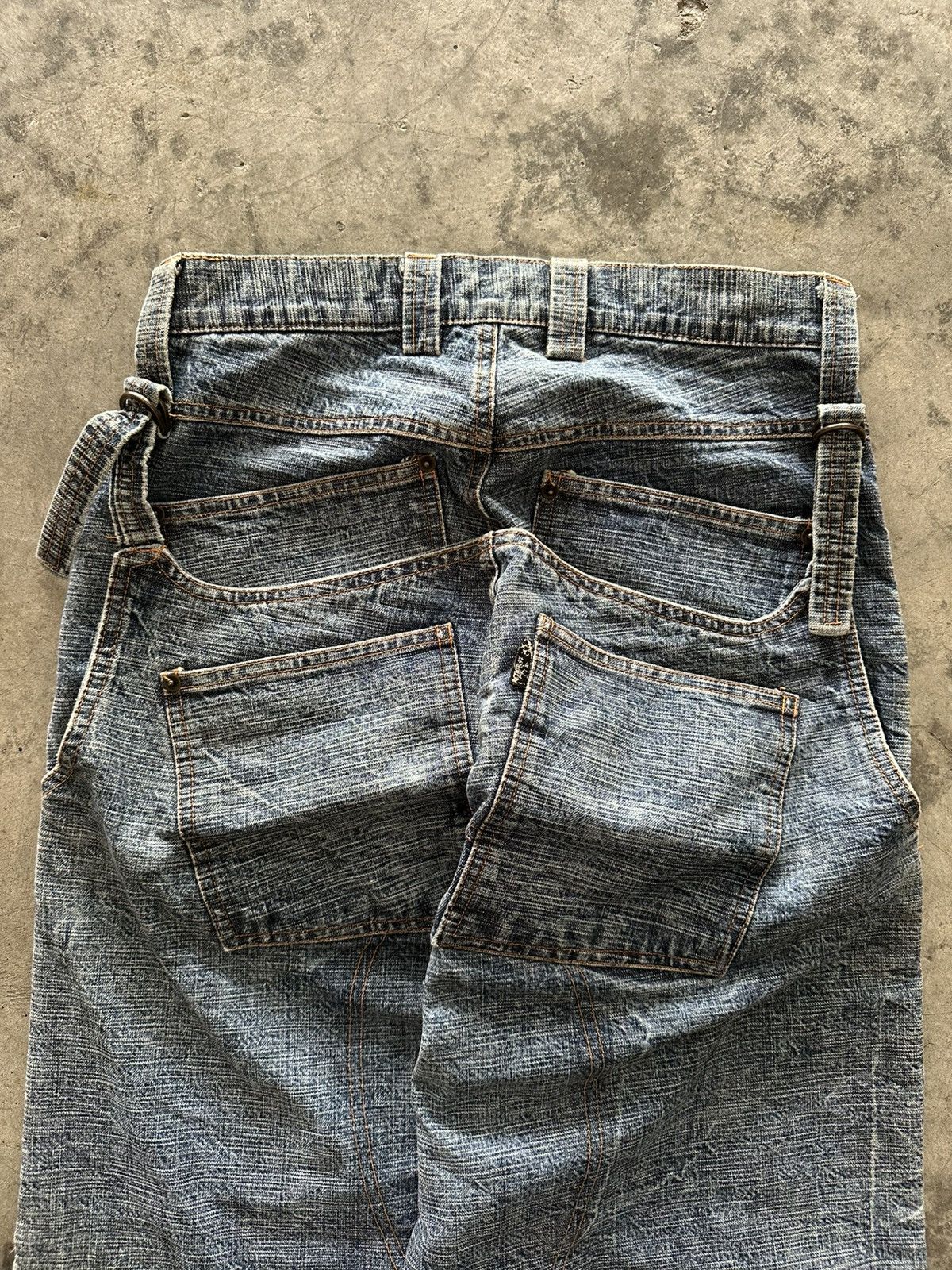 If Six Was Nine × Japanese Brand × Le Grande Bleu (L.G.B.) Rethirst Baggy Jeans With 6 Pockets Size US 29 - 6 Thumbnail