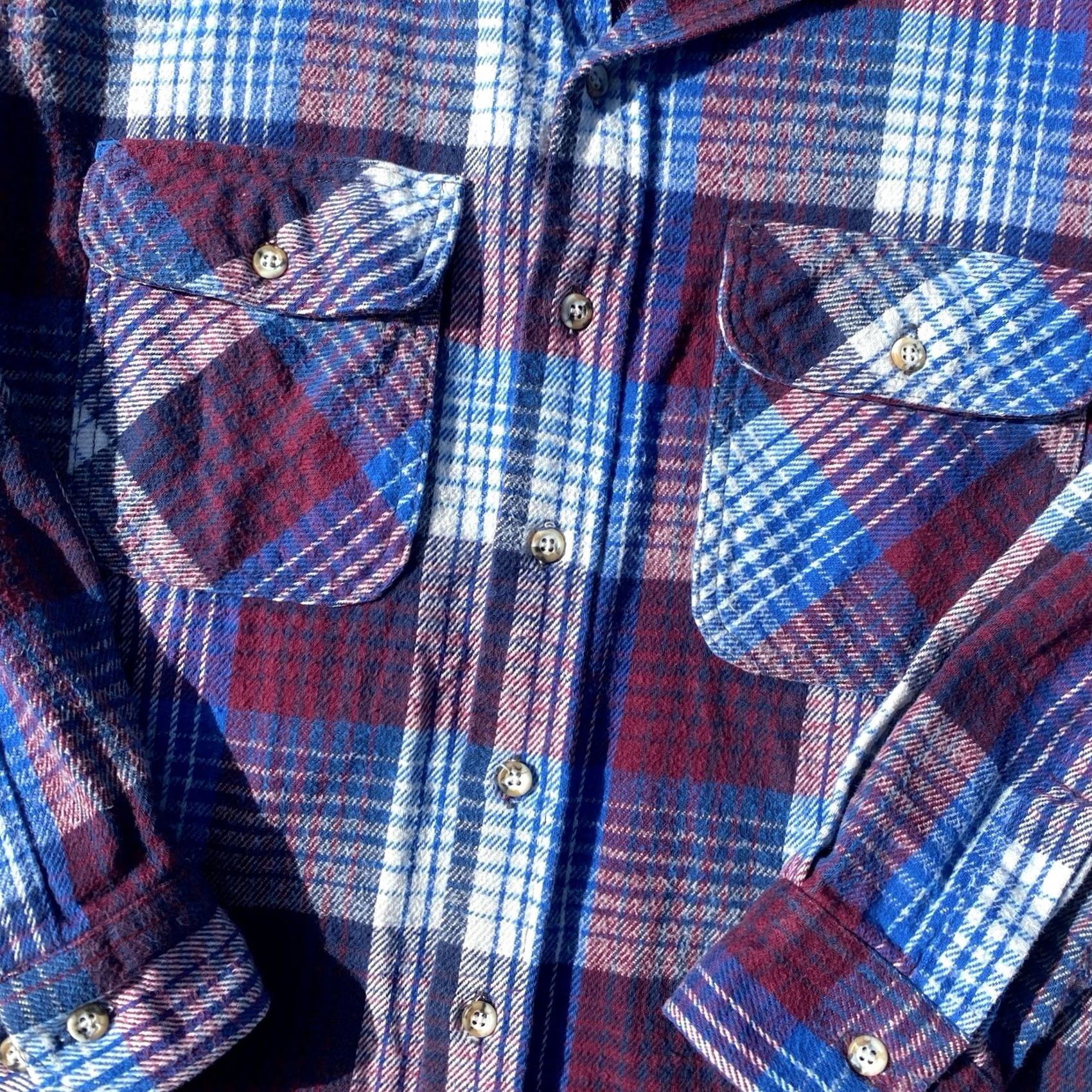 Vintage VINTAGE Field & Stream Plaid Flannel Shirt Coat L Mens Large Quilted Insulated Pockets Long Sleeve Size US L / EU 52-54 / 3 - 2 Thumbnail