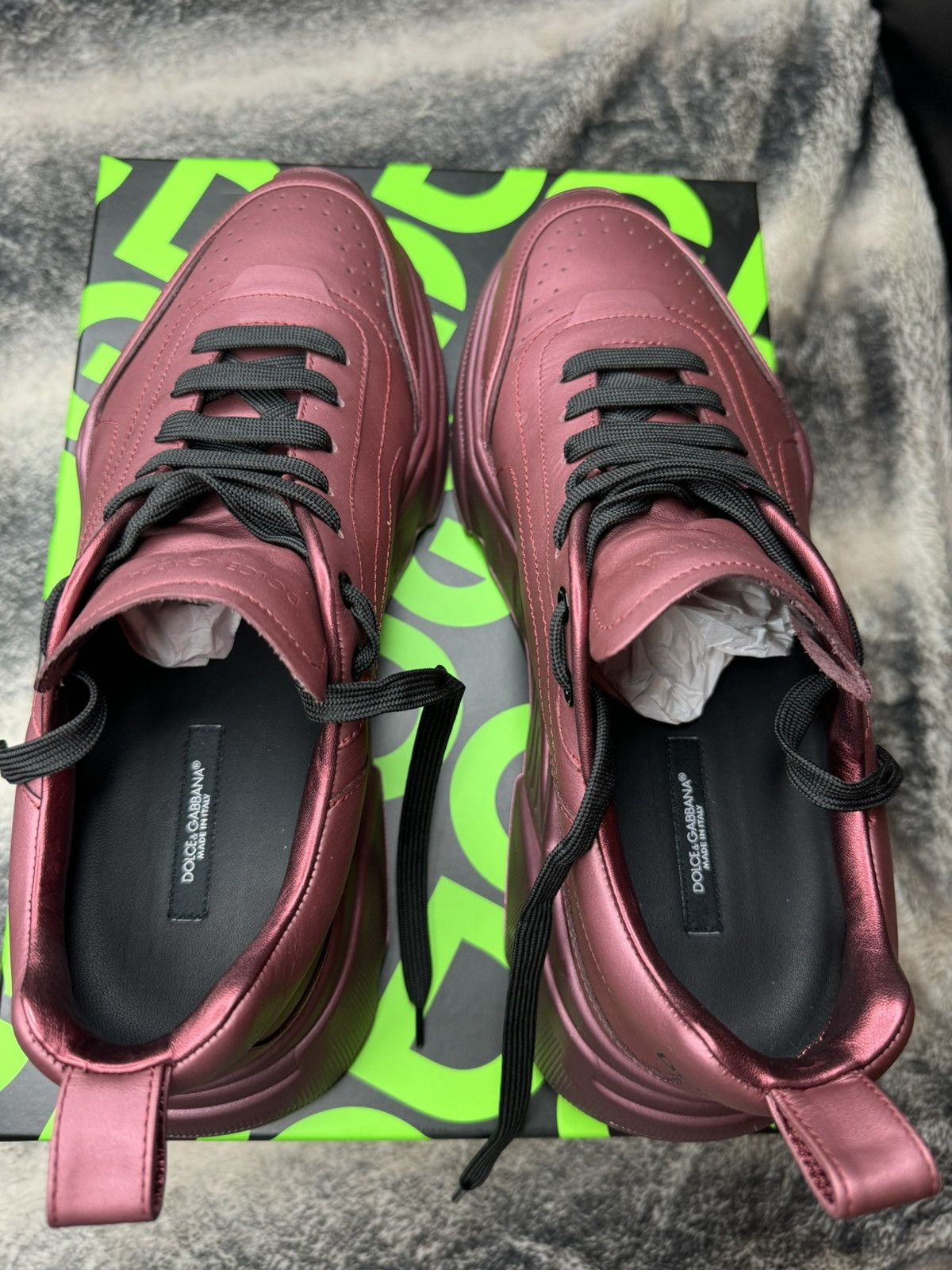 Dolce & Gabbana Dolce & Gabbana Sneaker Bassa Vitello Nappato Size US 11 / EU 44 - 8 Thumbnail