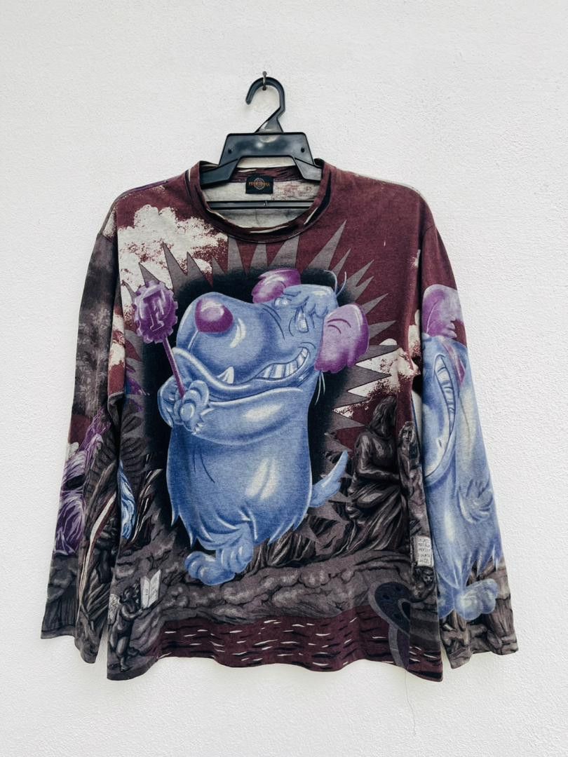 Japanese Brand Vintage Ficce Hanna Barbara Designer Fashion Style Size US M / EU 48-50 / 2 - 1 Thumbnail
