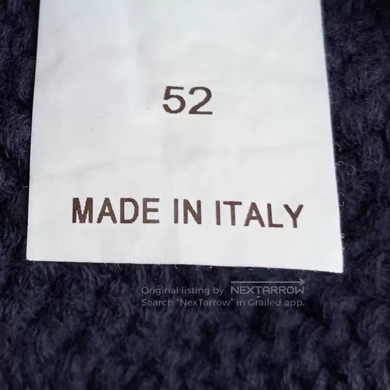 Brunello Cucinelli Brunello Cucinelli Dark blue jacquard cotton collar single Size US L / EU 52-54 / 3 - 8 Thumbnail