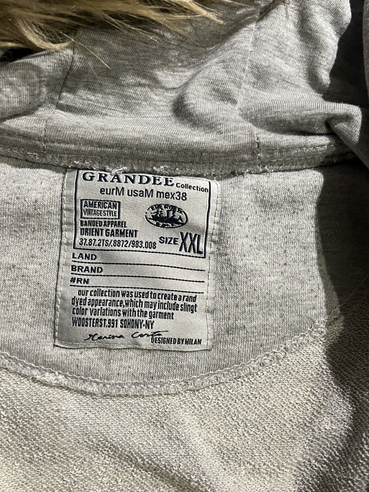 Japanese Brand Minimalist Streetwear Hoodie / Archive Glam Y2K / Swag Gray Size US XXL / EU 58 / 5 - 11 Thumbnail