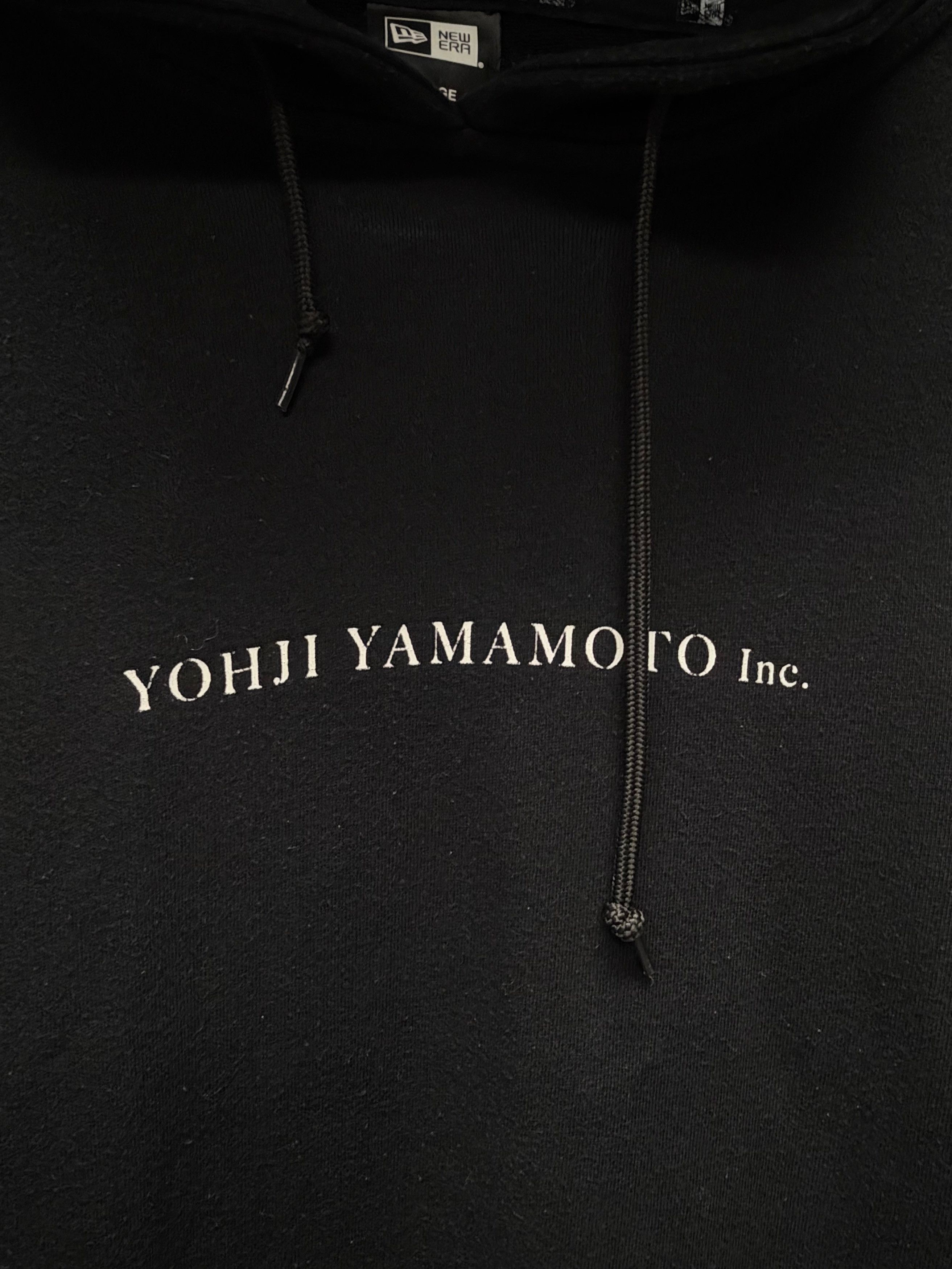Yohji Yamamoto Yohji Yamamoto x New Era ‘Brand Iconography’ Black Pullover Hoodie Size US L / EU 52-54 / 3 - 2 Thumbnail