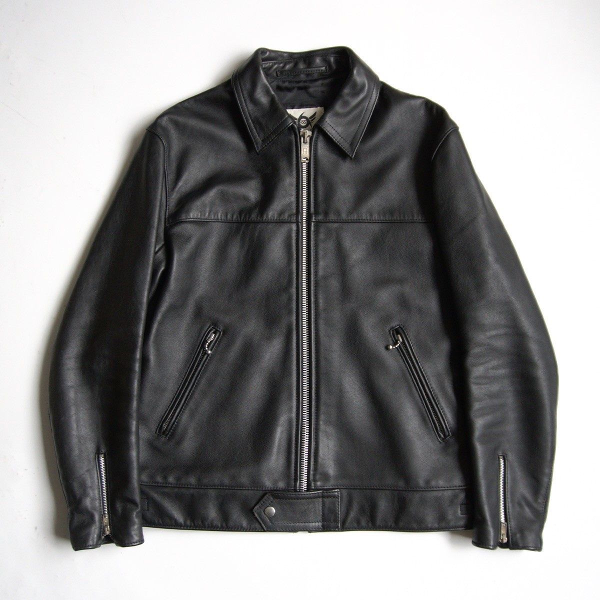 Vintage 666 triple six Steerhide Single Rider Jacket Size 42 Size US XS / EU 42 / 0 - 1 Thumbnail