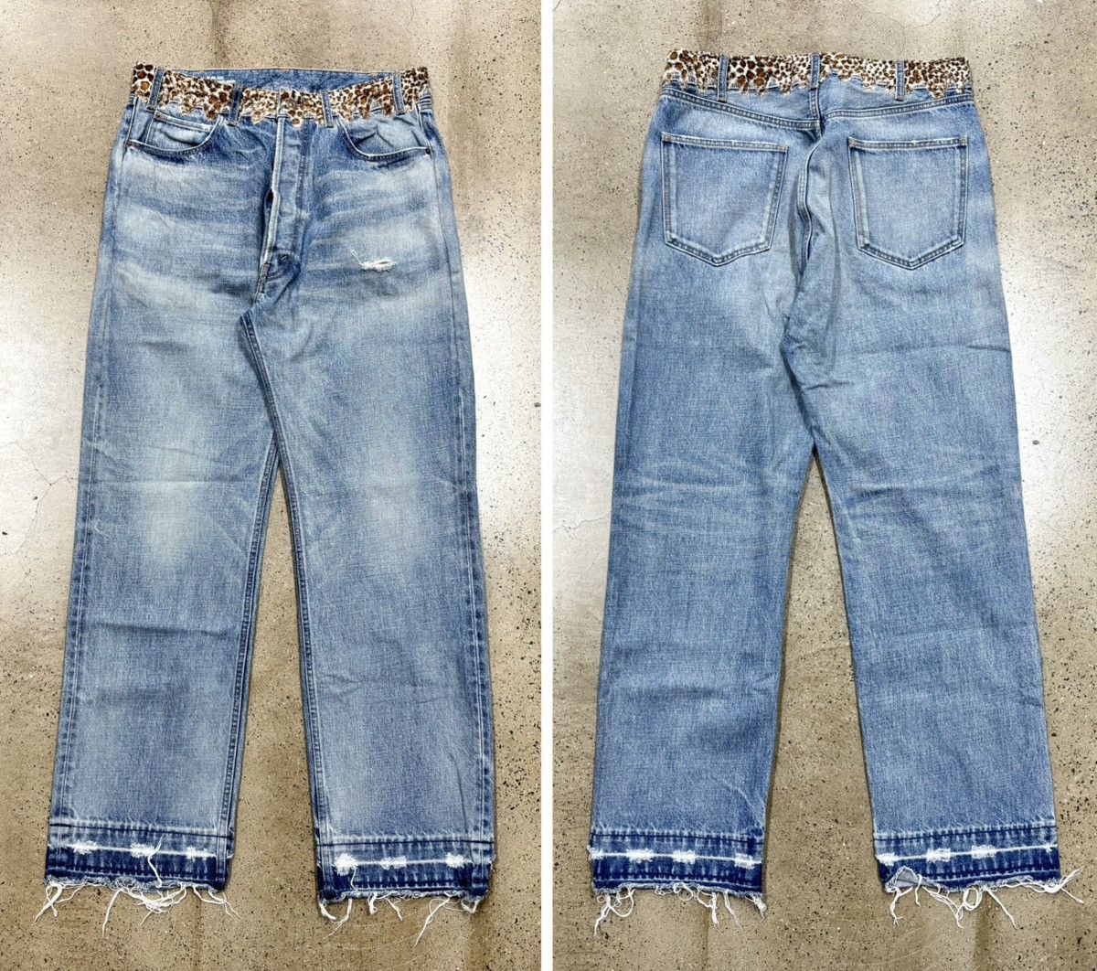 Celine Celine 23ss Leopard Wesley Jeans size 31 Size US 31 - 1 Thumbnail