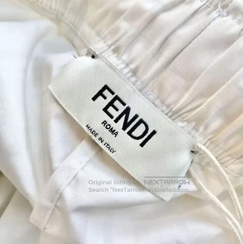 Fendi Fendi Women's Beige Polyester Shorts . Size 23" - 5 Thumbnail