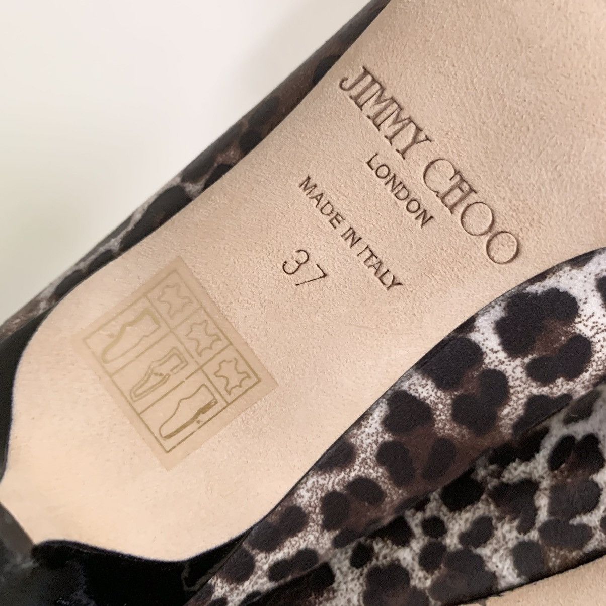 Jimmy Choo Jimmy chop leather leopard kitten heels Size US 7 / IT 37 - 7 Thumbnail