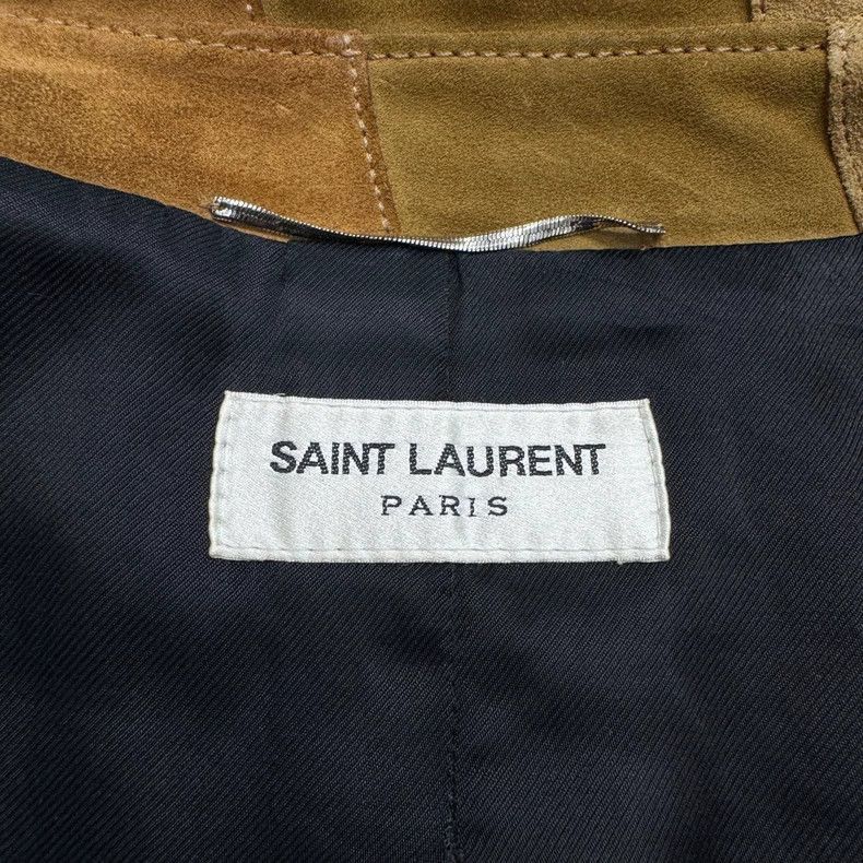 Saint Laurent Paris Saint Laurent Paris Colorful Patchwork Suede Jacket-2506 Size US L / EU 52-54 / 3 - 3 Thumbnail