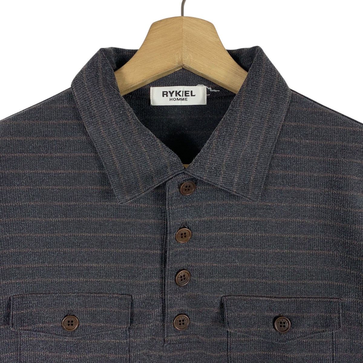 Designer × Sonia Rykiel RYKIEL HOMME double pocket polo tee Size US M / EU 48-50 / 2 - 8 Thumbnail