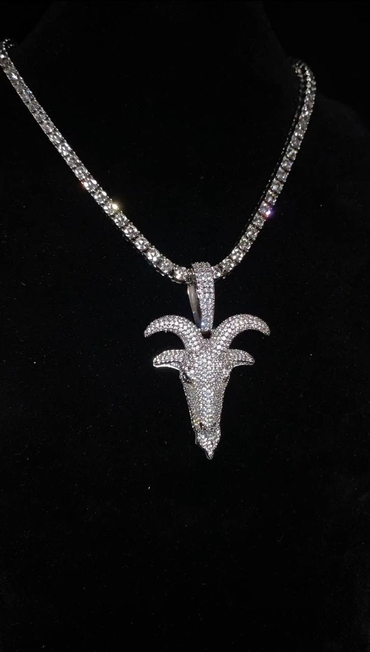 Other Chain | Pendant GOAT Tennis Chain Silver 5mm 22” Size ONE SIZE - 1 Thumbnail