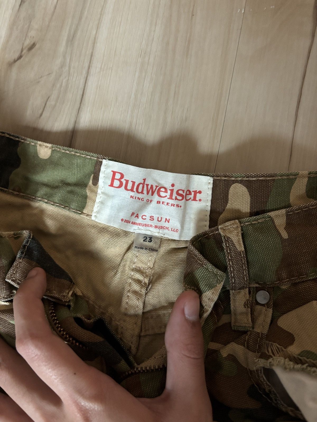 Budweiser Camo Budweiser Shorts Size 23" - 4 Thumbnail