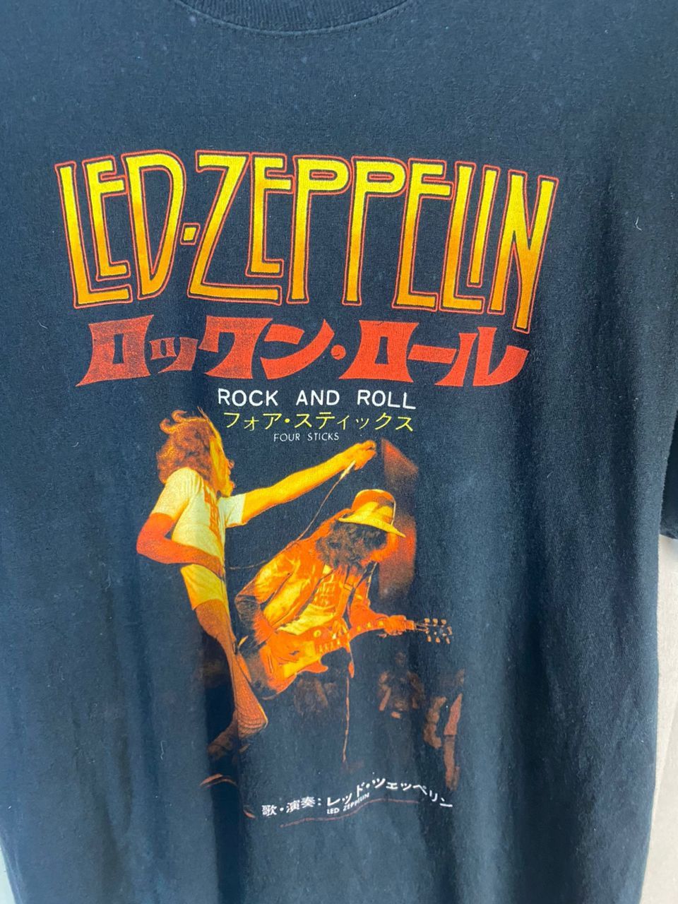 Band Tees × Led Zeppelin × Vintage Vintage Led Zeppelin tshirt by hanes Size US M / EU 48-50 / 2 - 3 Thumbnail