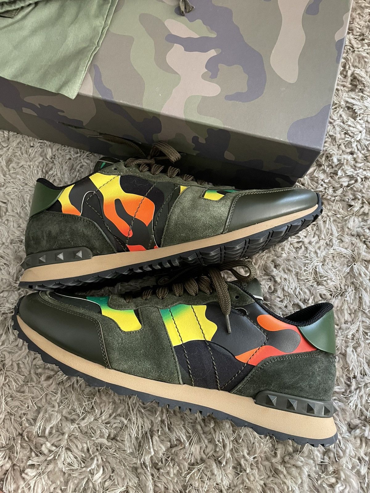 Valentino Valentino RockRunner Multi color camo Size US 11 / EU 44 - 2 Thumbnail