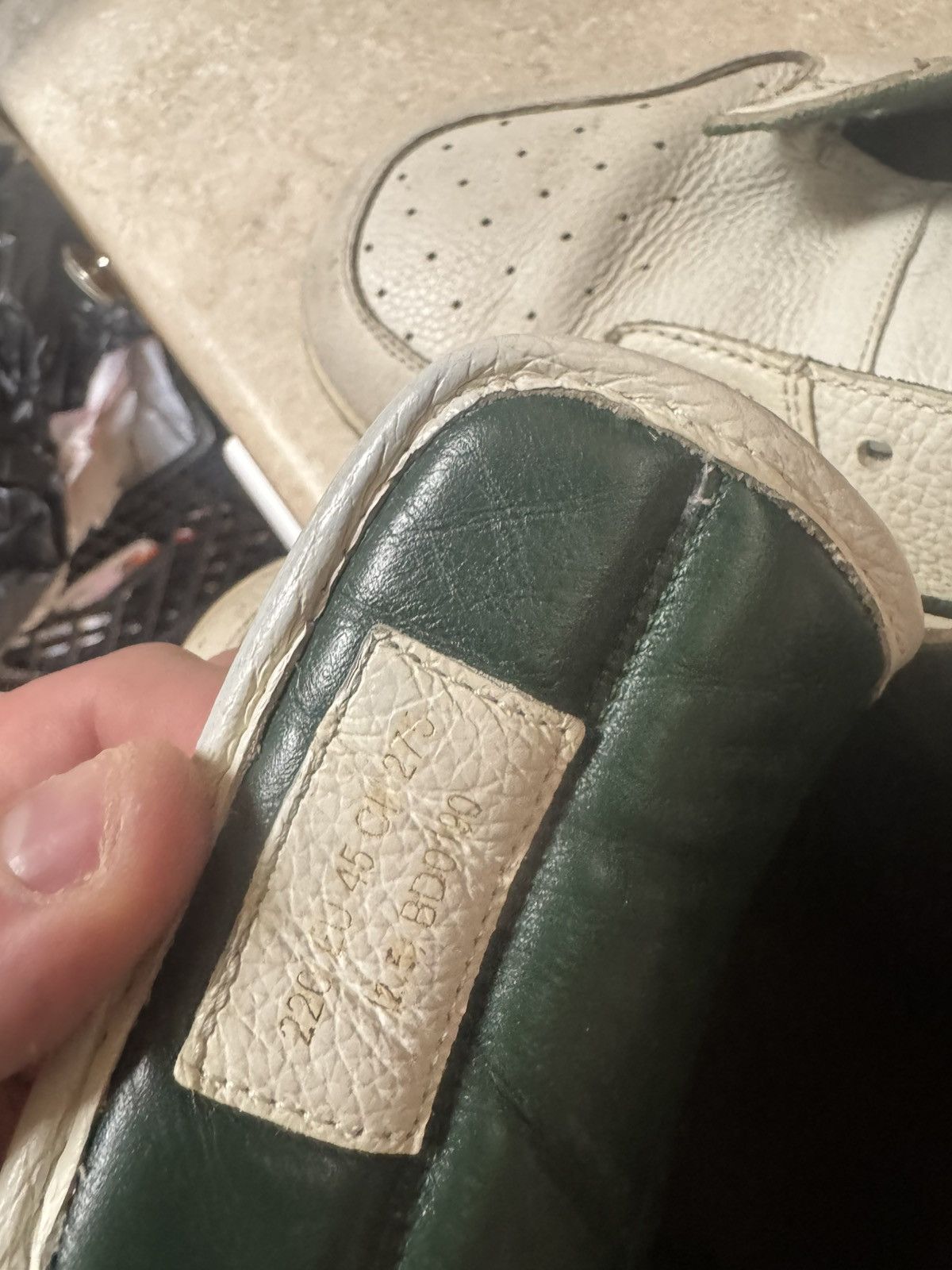 Acne Studios Acne Studios LowTop Pop Sneakers - Size 45 - White/Green Size US 12 / EU 45 - 15 Thumbnail