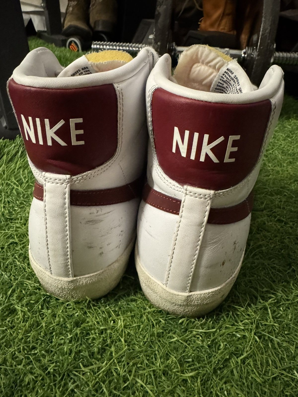 Nike Nike Blazer Mid 77 Sneakers - Burgundy Size US 9.5 / EU 42-43 - 4 Thumbnail