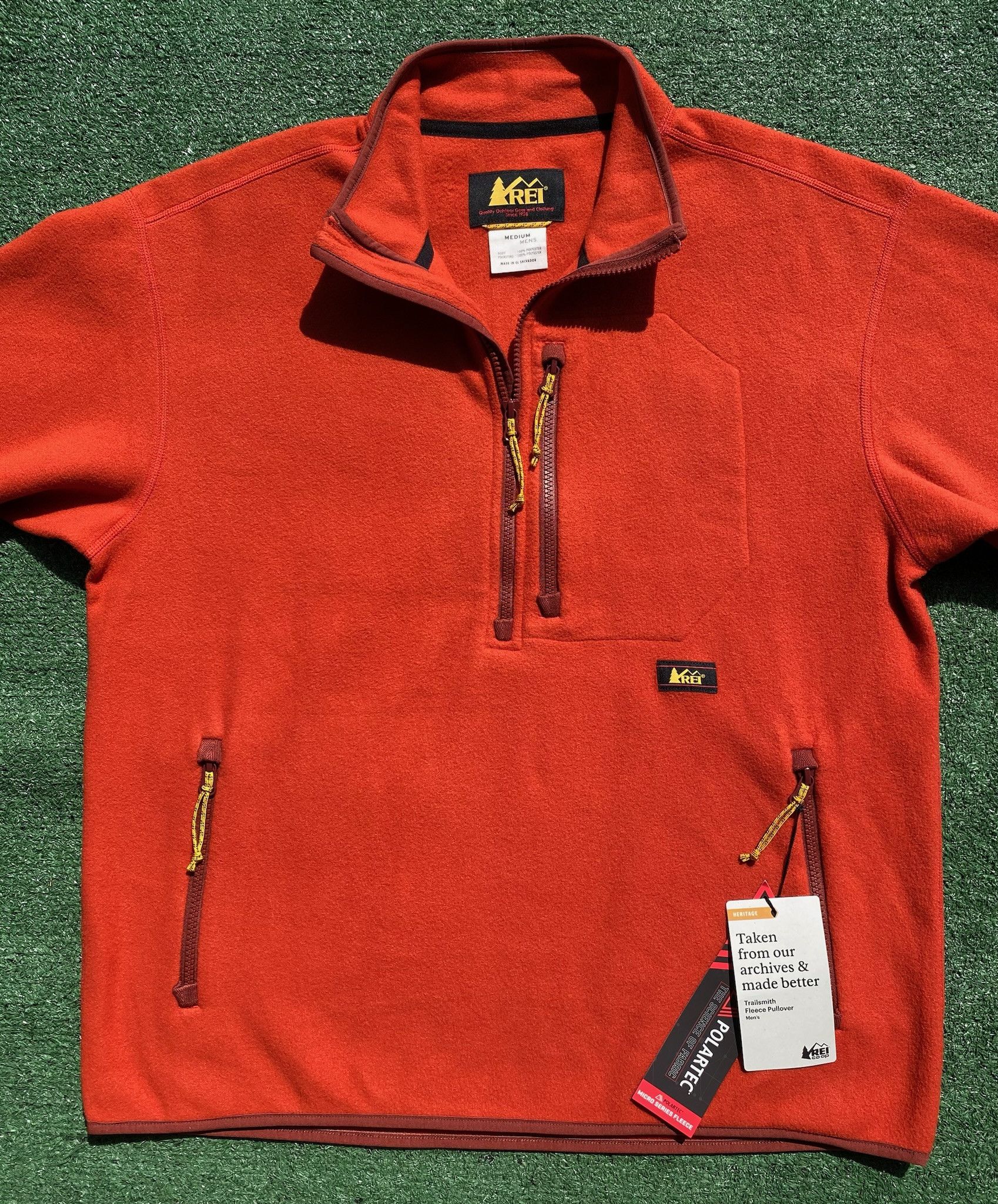 Rei NWT REI Trailsmith Polartec Fleece Pullover Jacket Large Size US L / EU 52-54 / 3 - 3 Thumbnail