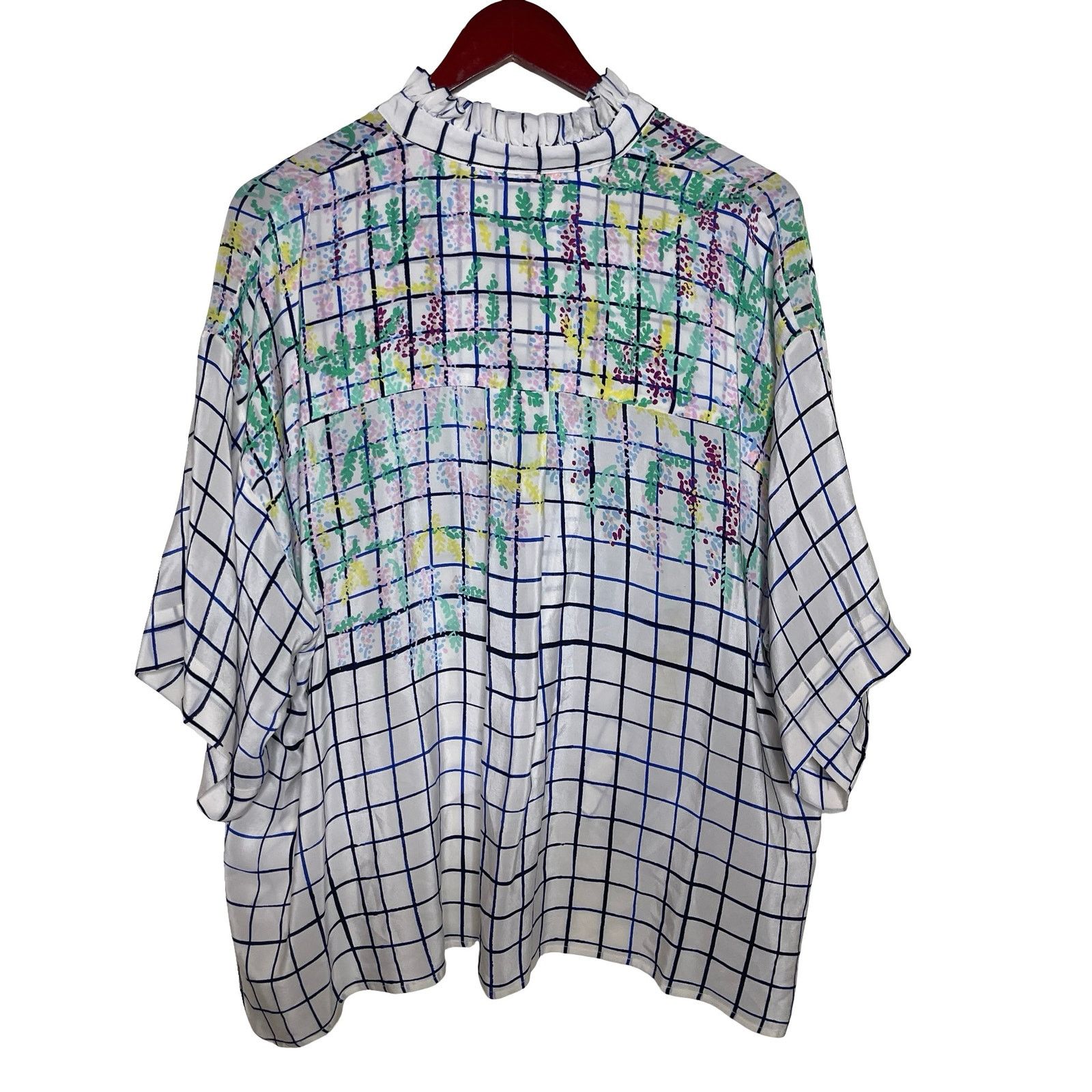 Other MII Collection 100% silk printed Japanese Sakura blouse sz S Size S / US 4 / IT 40 - 5 Thumbnail