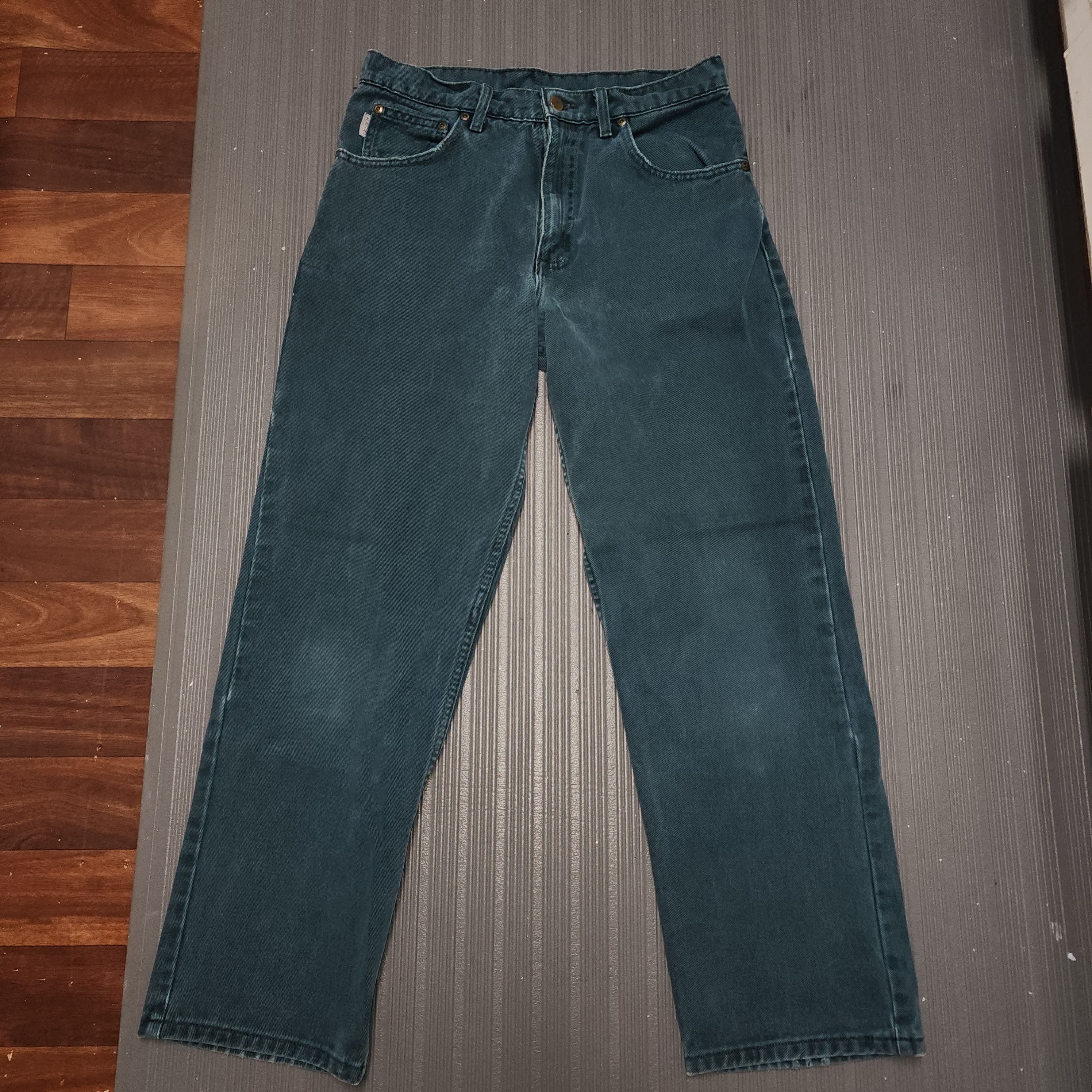 Image of Vintage Carhartt Hunter Green Denim Pants, Men's (Size 30)