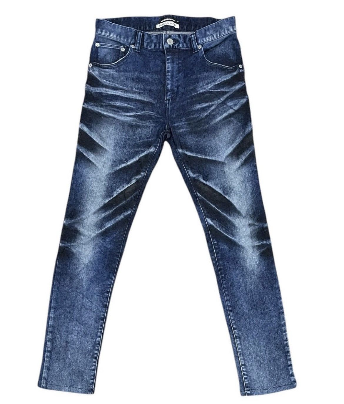 If Six Was Nine Semantic Japanese Brand Stonewash Jeans Size US 30 / EU 46 - 3 Thumbnail
