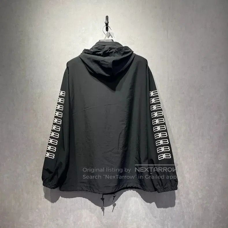 Balenciaga Balenciaga Double Logo Hooded Raincoat. Size US XL / EU 56 / 4 - 2 Thumbnail