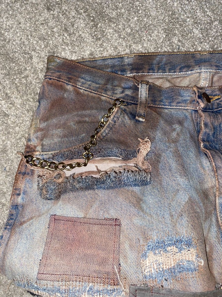 Handmade 3li upcycle denim Size US 32 / EU 48 - 3 Thumbnail