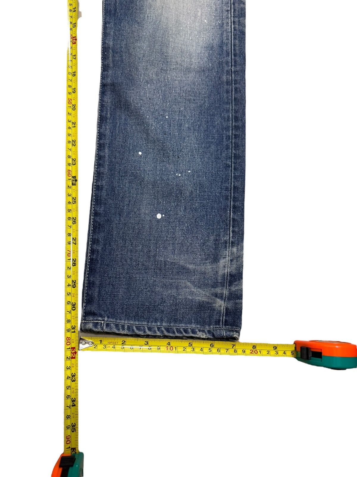 Japanese Brand × Vanquish VANQUISH JAPANESE BRAND SPLATTERED PAINT DENIM PANTS SIZE 32 Size US 32 / EU 48 - 5 Thumbnail