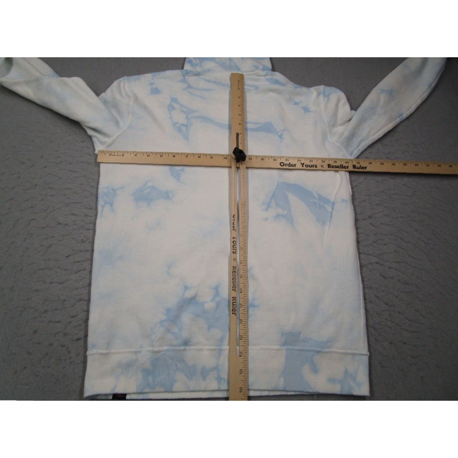 Faherty Faherty Women's White Tie Dye Pullover Hoodie Small Kangaroo Pocket Rainbow Graphic Size S / US 4 / IT 40 - 7 Thumbnail
