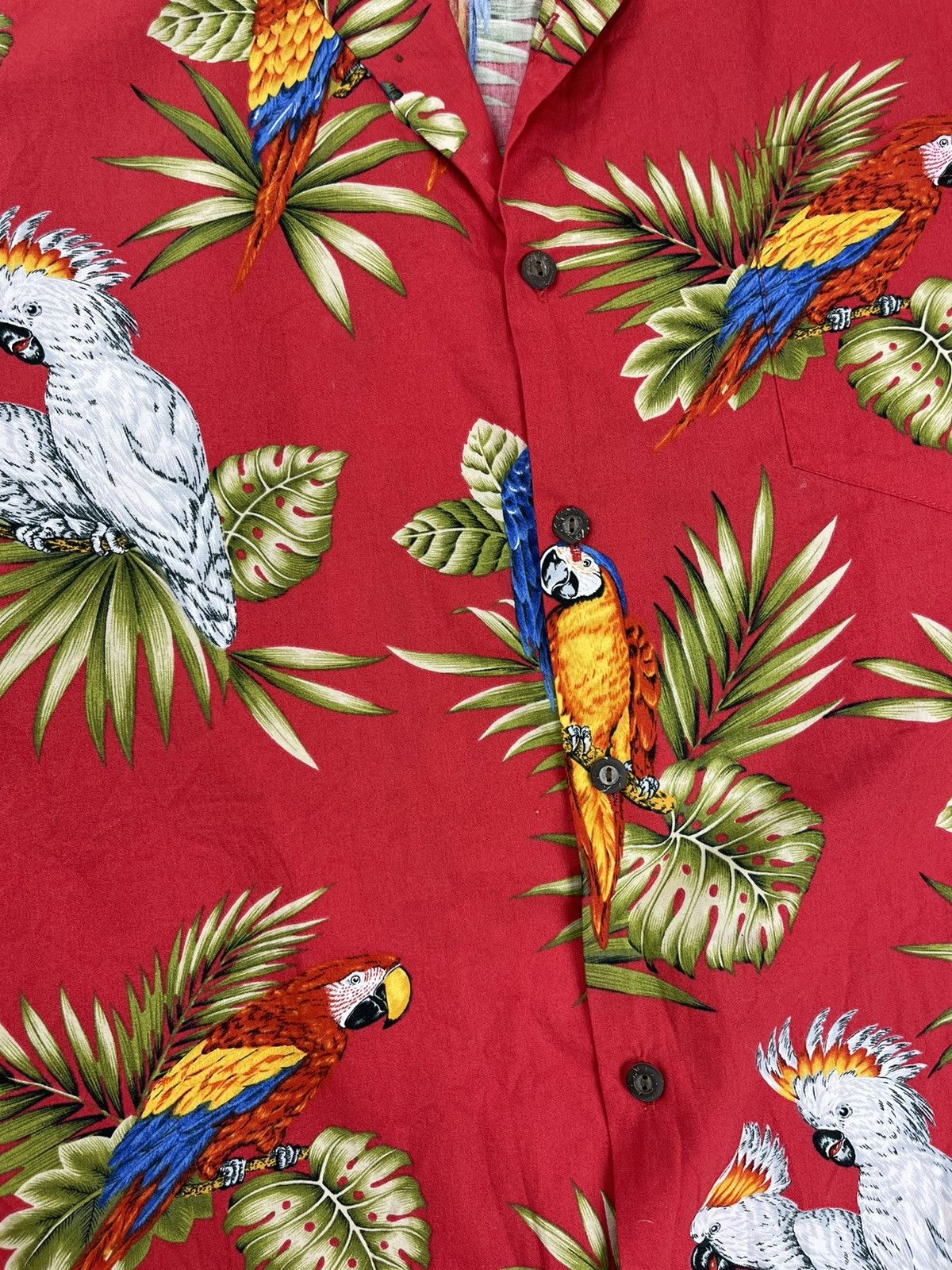 Pacific Legend × Vintage Vintage Pacific Legend Hawaiian Tropical Bird Shirt Size US XL / EU 56 / 4 - 4 Thumbnail