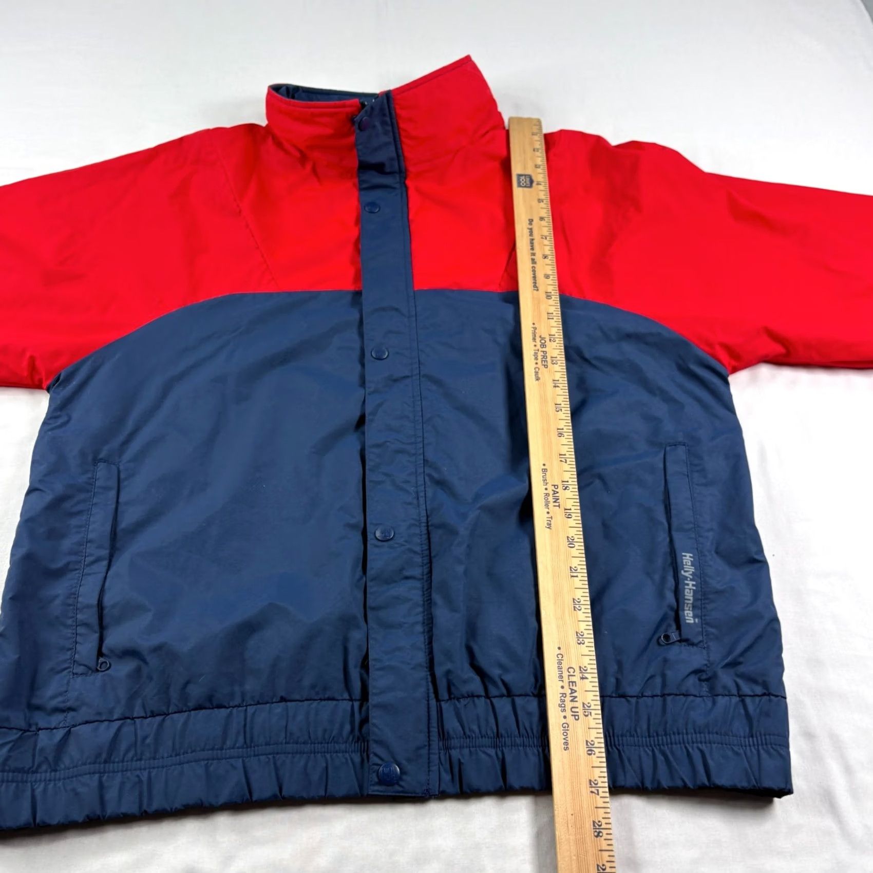 Helly Hansen VINTAGE Helly Hansen Jacket Mens L Blue Red Windbreaker Packable Full Zip 90s Mens Size US L / EU 52-54 / 3 - 7 Thumbnail
