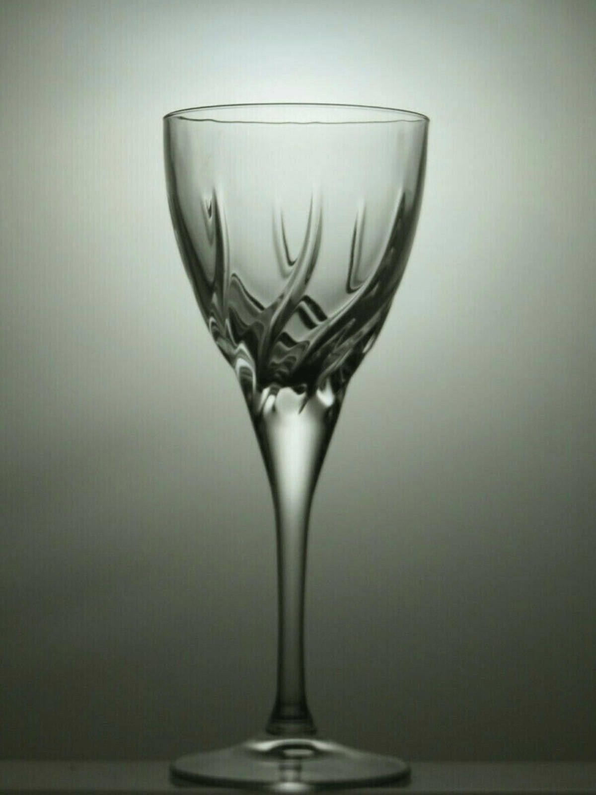 The Unbranded Brand Cut Glass Tall Crystal Clear Wine Glass 8 1/4" Size ONE SIZE - 1 Thumbnail
