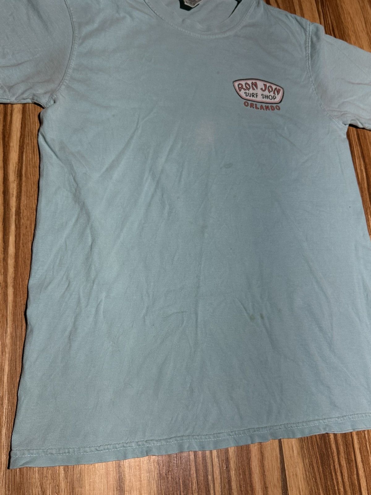 Ron Jon Surf Shop Ron Jon Light Blue Surf Shop Tee Orlando Size US M / EU 48-50 / 2 - 3 Thumbnail