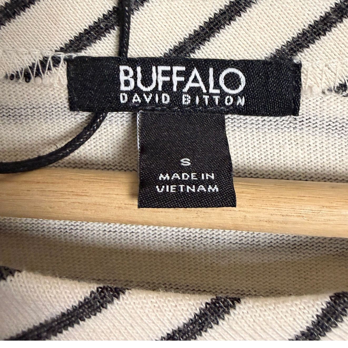 Buffalo David Bitton Buffalo David Bitton Black & White Striped Shirt Dress NWT Size S / US 4 / IT 40 - 4 Thumbnail