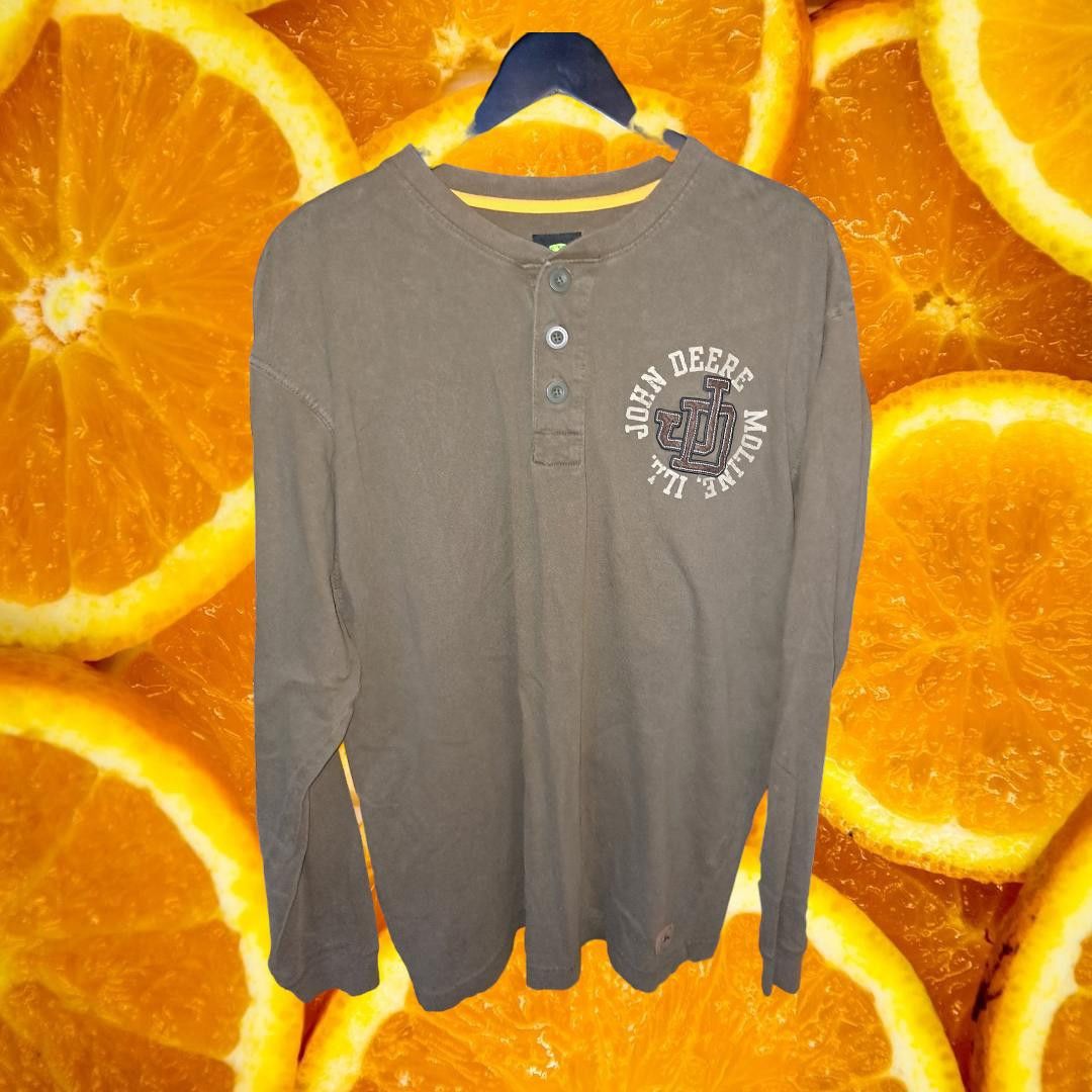 John Deere Brown John Deere Henley Size Large Size US L / EU 52-54 / 3 - 1 Thumbnail