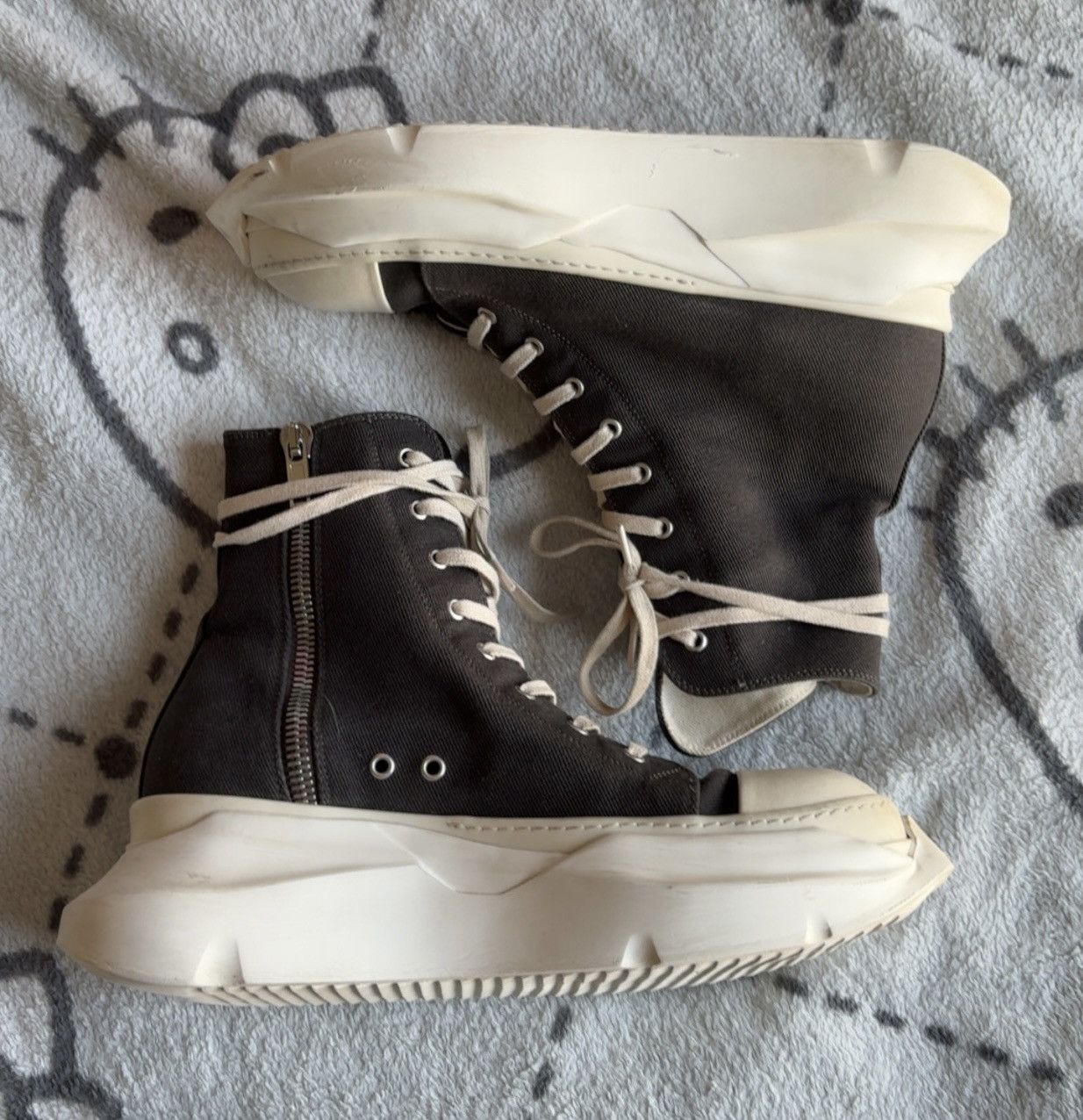 Rick Owens Rick Owens DRKSHDW Abstract High Top | Grailed
