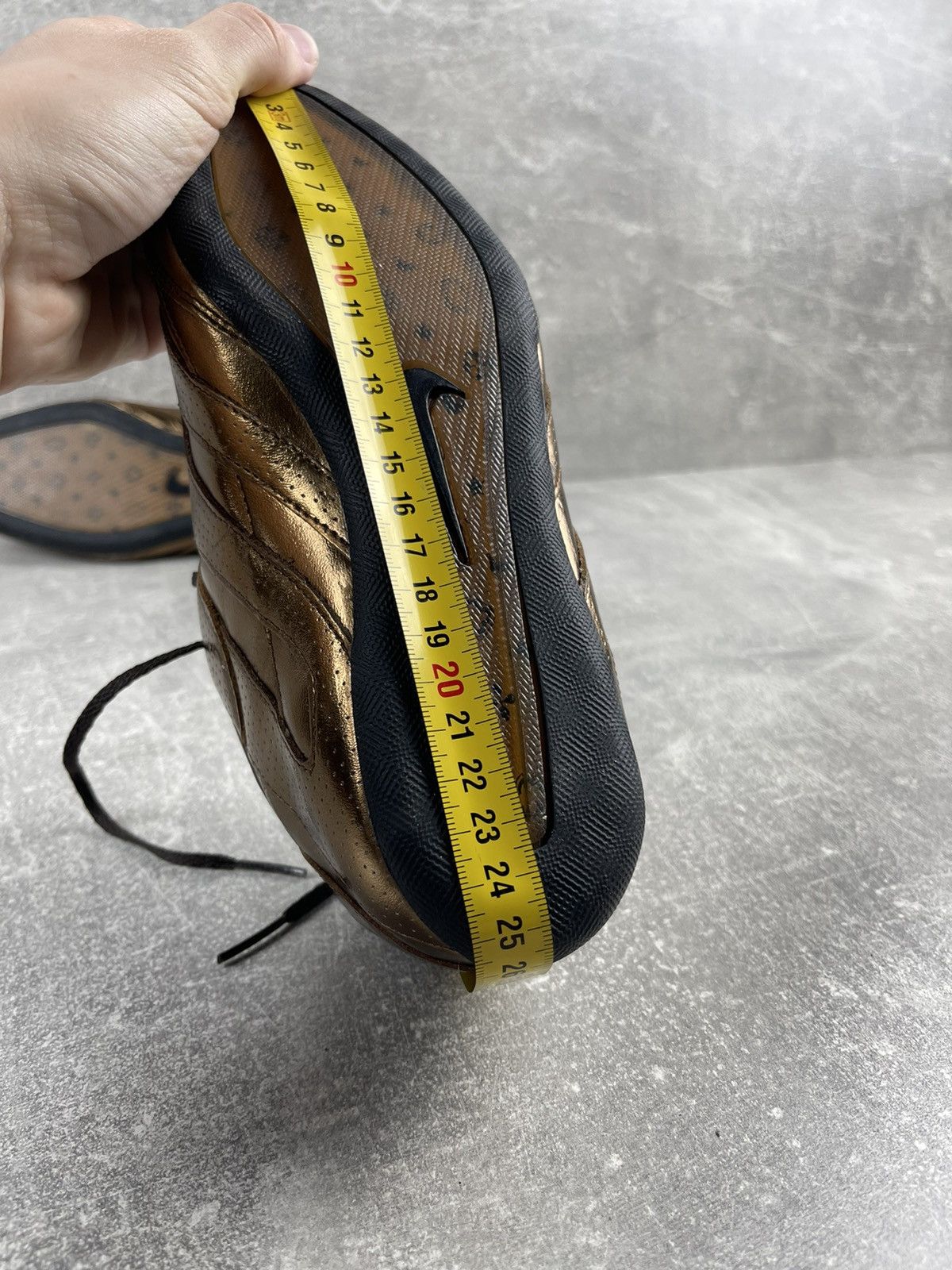 Nike × Vintage Nike NEW Gold ROUBAIX Leather Sneaker Shoes Size US 7.5 / IT 37.5 - 13 Thumbnail
