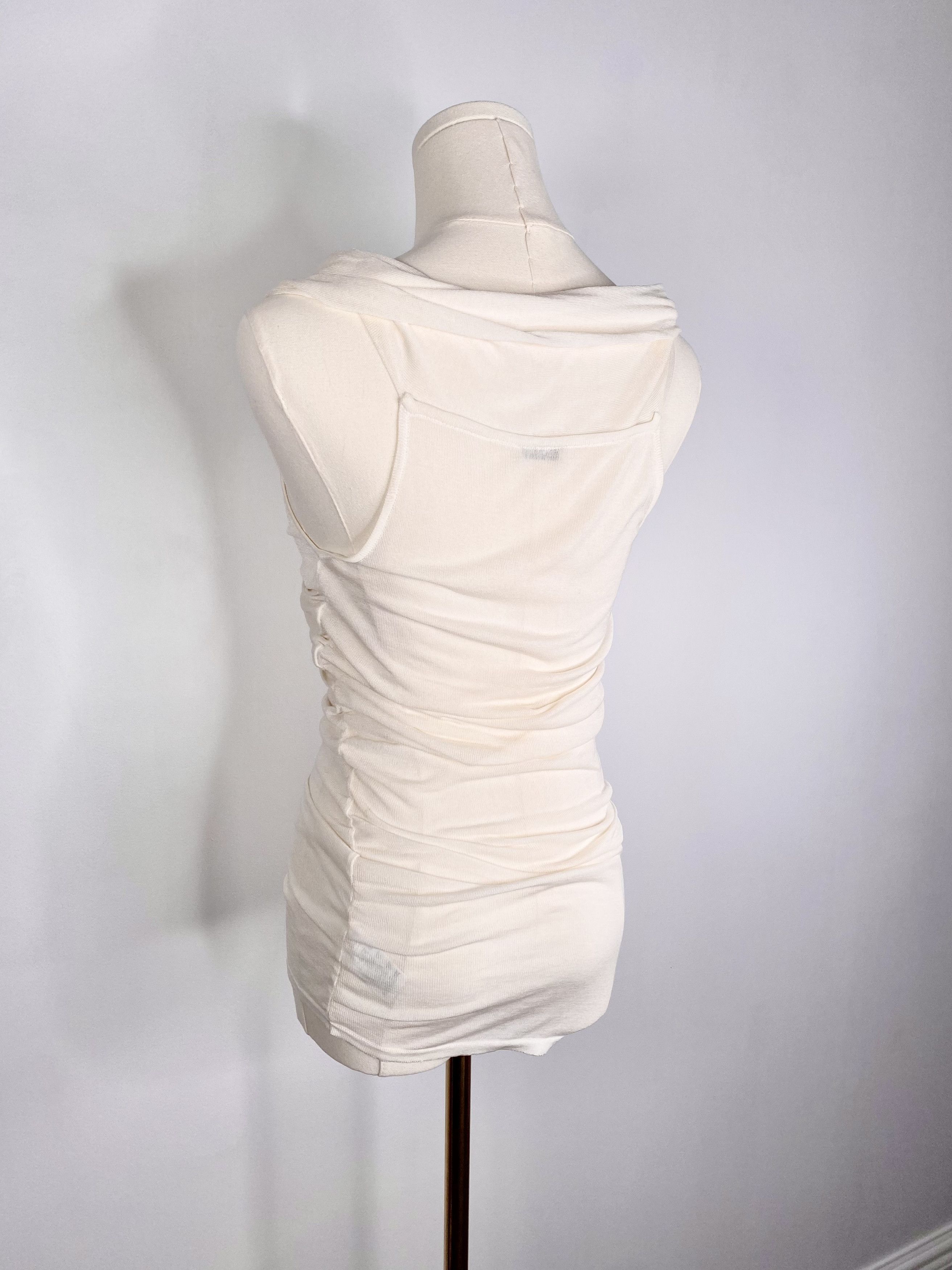 Designer Ana Molinari - Creme wrap camisole blouse Size ONE SIZE - 7 Thumbnail