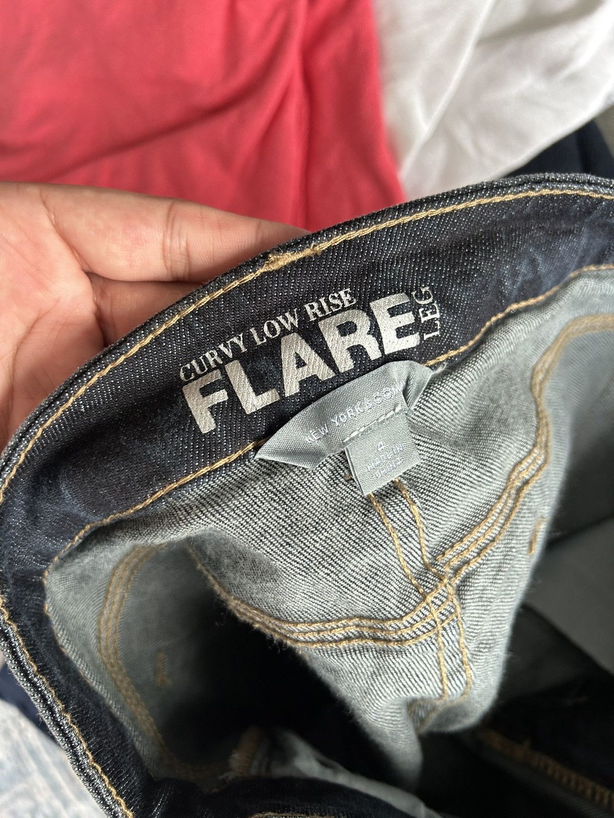 If Six Was Nine Super Flared New York Jeans Size US 29 - 9 Thumbnail