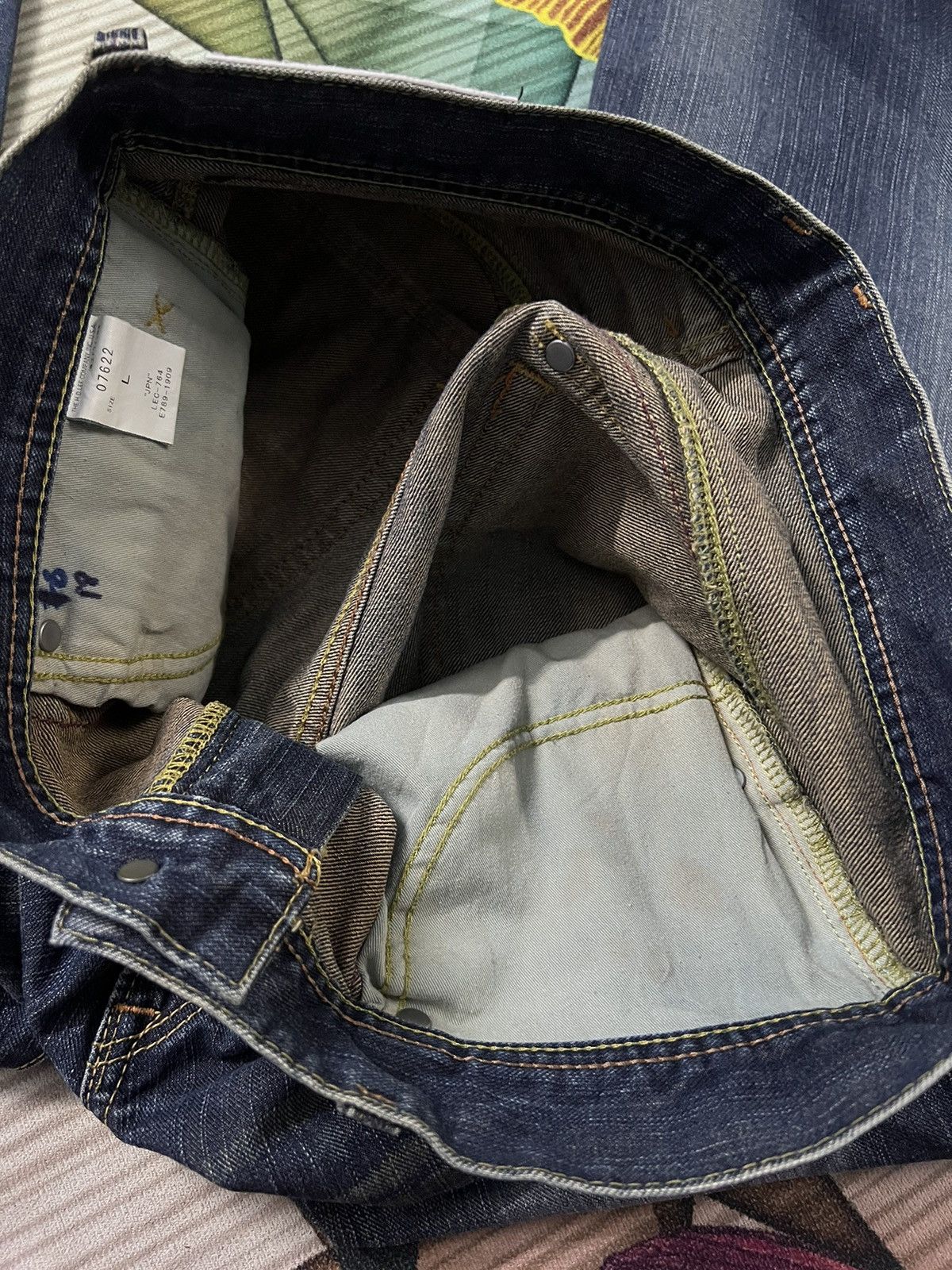 Japanese Brand × Lee × Vintage VINTAGE LEE RIDER DISTRESSED FLARE JEANS JAPAN Size US 33 - 12 Thumbnail