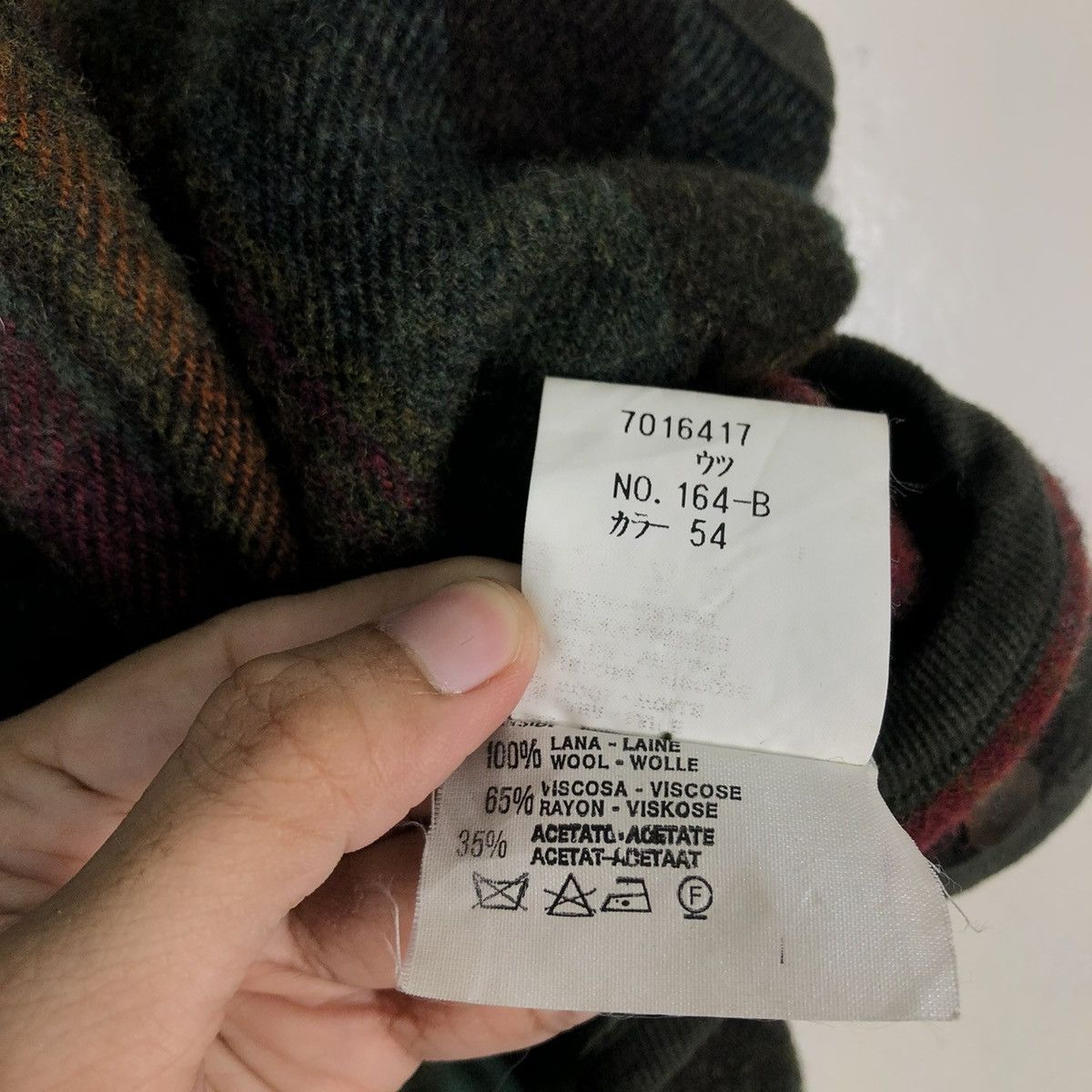 Japanese Brand 🔥VINTAGE WOOL VEST CHECK TARTAN DESIGN HENRY COTTON ITALY Size US M / EU 48-50 / 2 - 17 Thumbnail