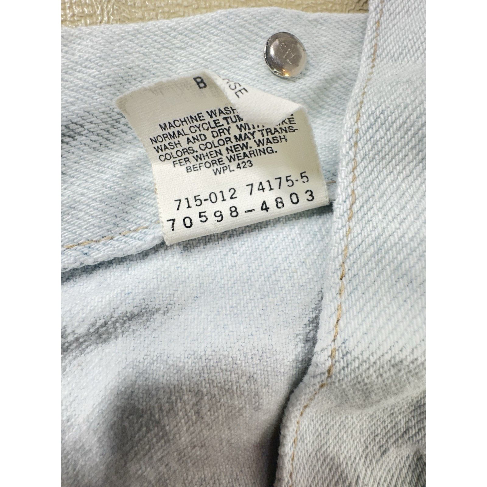 Levi's Vintage Levi’s Trucker Denim Jacket Size XXL White Wash USA Size US XXL / EU 58 / 5 - 8 Thumbnail