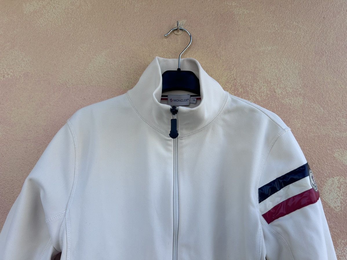 Moncler white striped polyester zip jacket NEW margiela rick owens Size US S / EU 44-46 / 1 - 3 Thumbnail